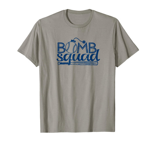 Baseball Bomb Squad Home Run Hitter T-Shirt - Fun Novelty Design Men Women - T-Shirt, Sweatshirt, Hoodie