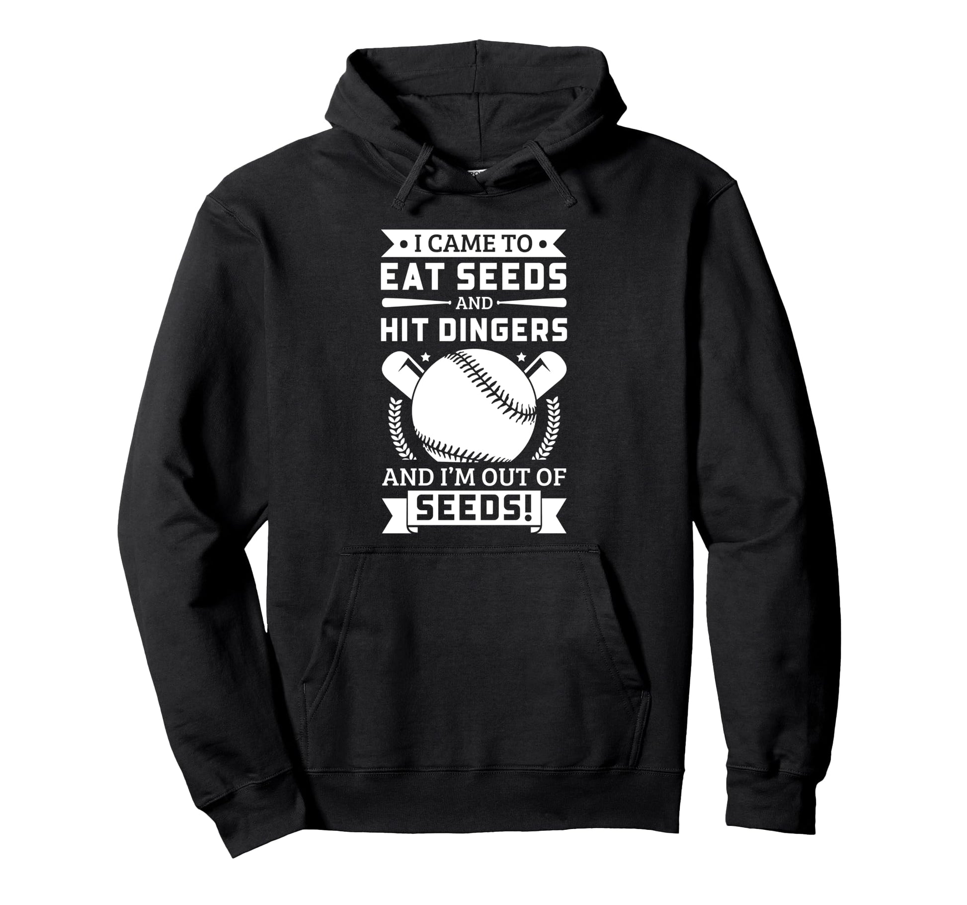 Funny Baseball Sayings It Seeds Hit Hoodie - Aesthetic Graphic Men Women - T-Shirt, Sweatshirt, Hoodie