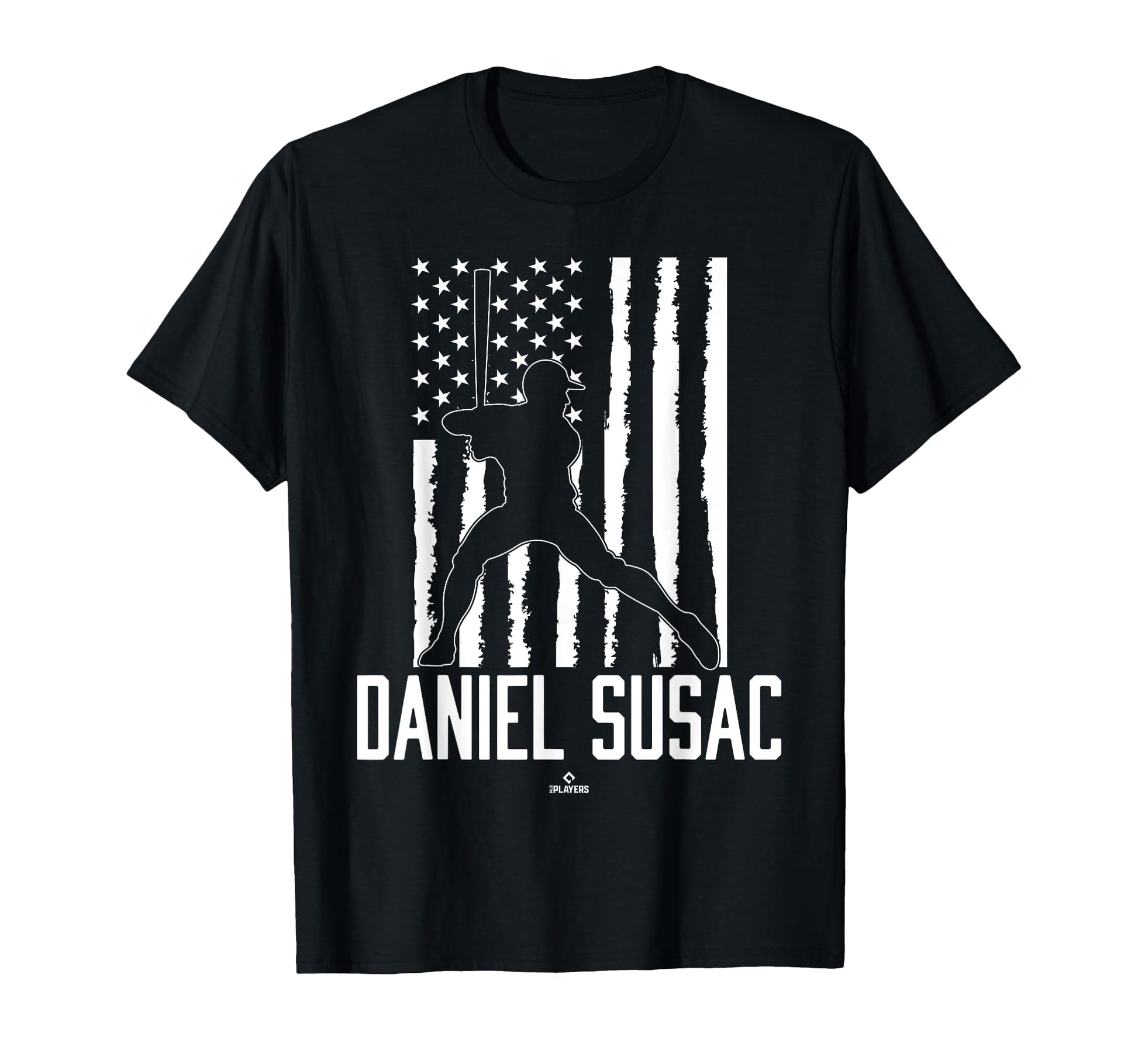 Distressed Flag Swing Daniel Susac T-Shirt - Trendy Graphic Unisex - T-Shirt, Sweatshirt, Hoodie