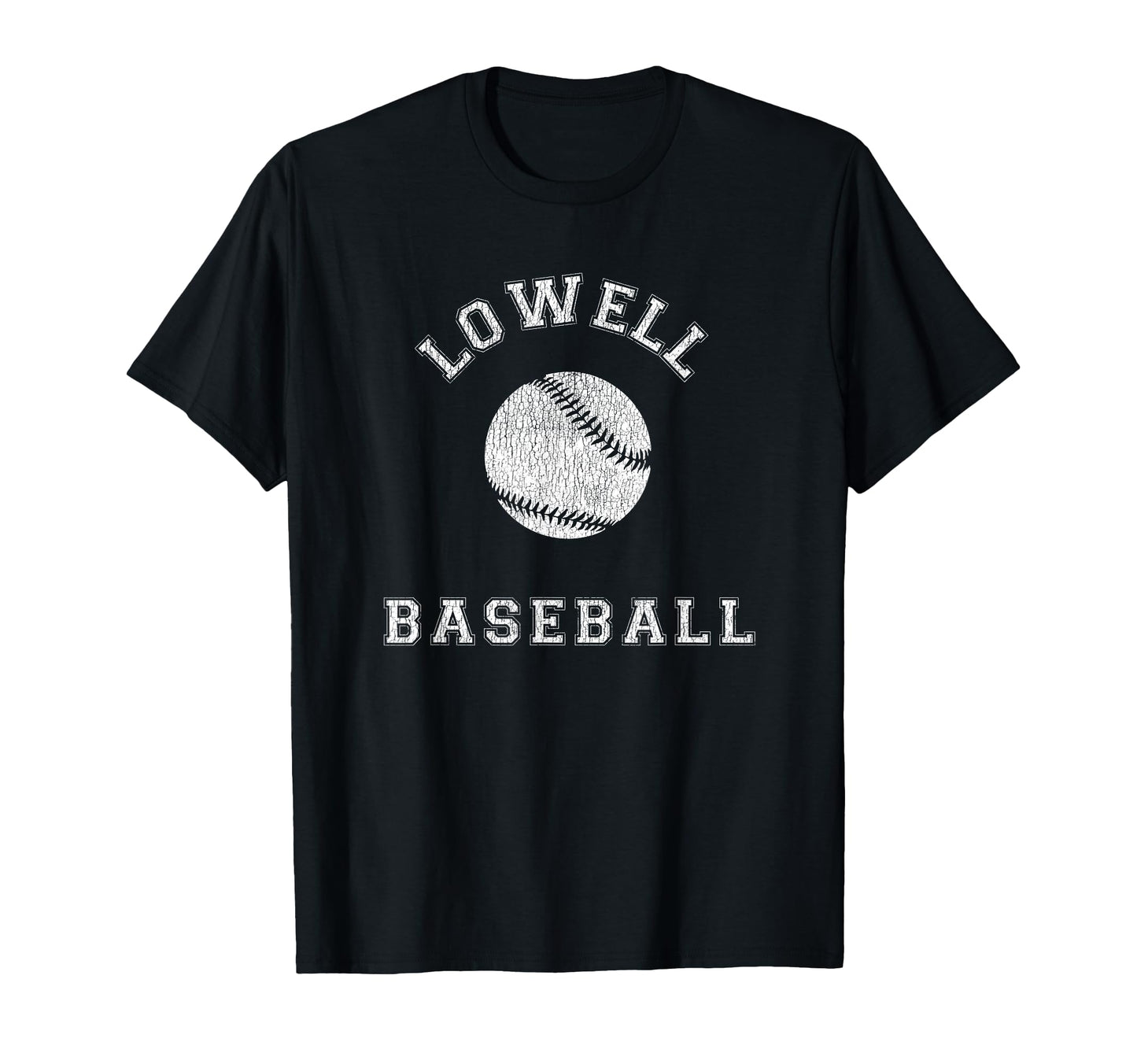 Lowell Baseball Distressed T-Shirt - Aesthetic Graphic Unisex - T-Shirt, Sweatshirt, Hoodie