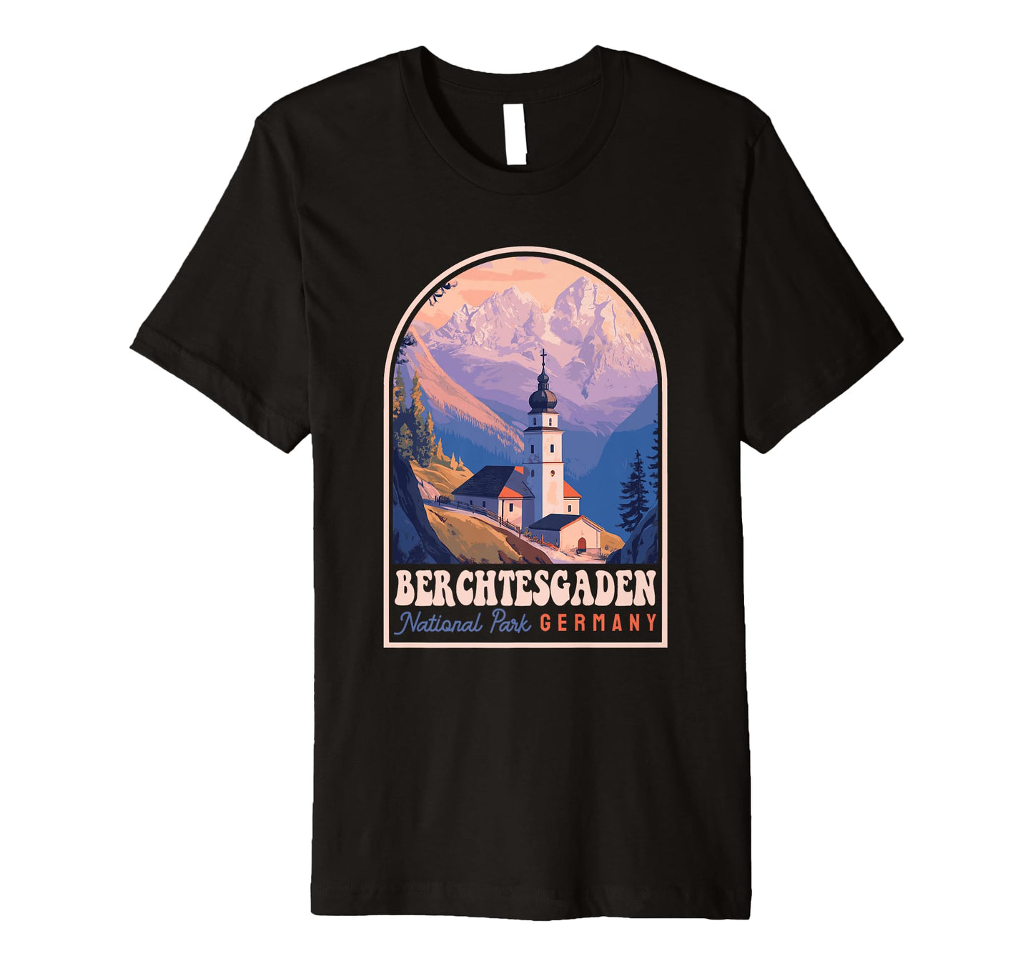 Berchtesgaden National Park Germany T-Shirt - Custom Art Print Unisex - T-Shirt, Sweatshirt, Hoodie