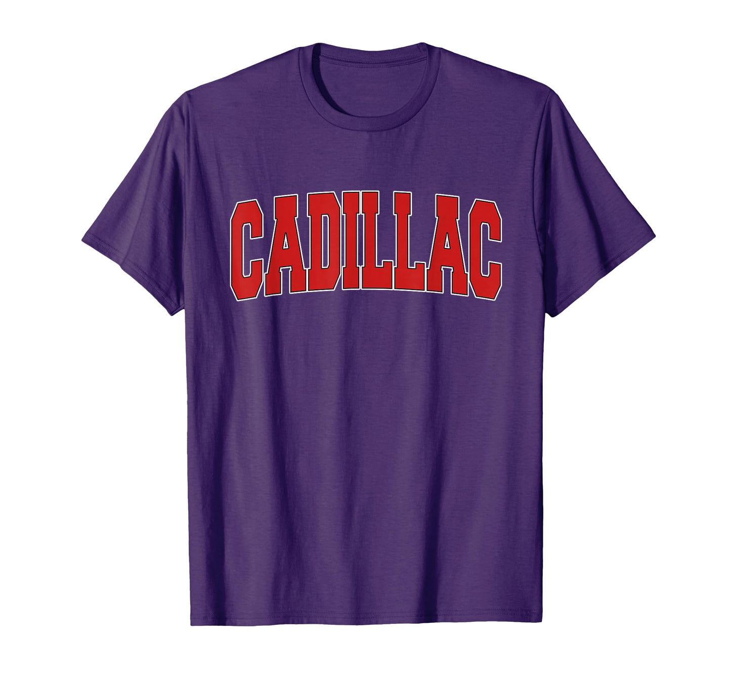Cadillac Mi Michigan Varsity Usa Sports T-Shirt - Novelty Apparel Men Women - T-Shirt, Sweatshirt, Hoodie