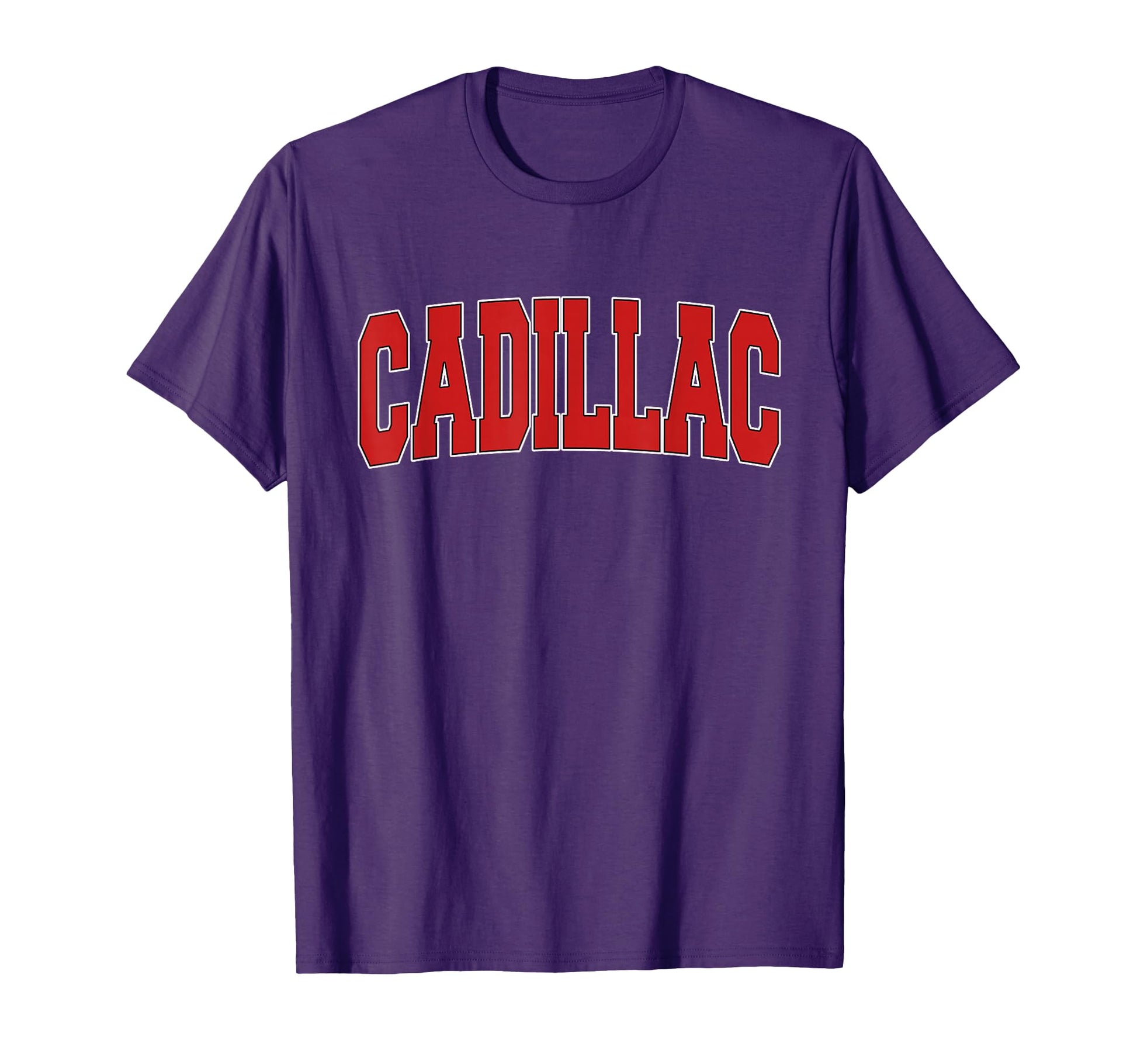 Cadillac Mi Michigan Varsity Usa Sports T-Shirt - Novelty Apparel Men Women - T-Shirt, Sweatshirt, Hoodie