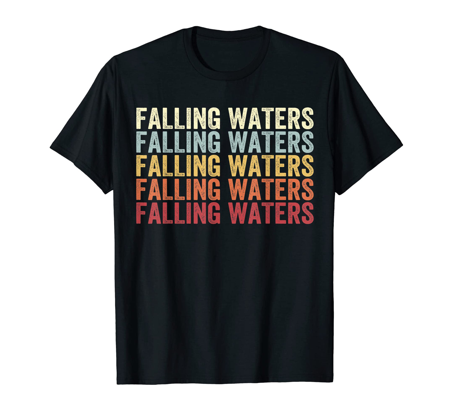 Falling Waters West Virginia Falling T-Shirt - Unique Graphic for Adults - T-Shirt, Sweatshirt, Hoodie