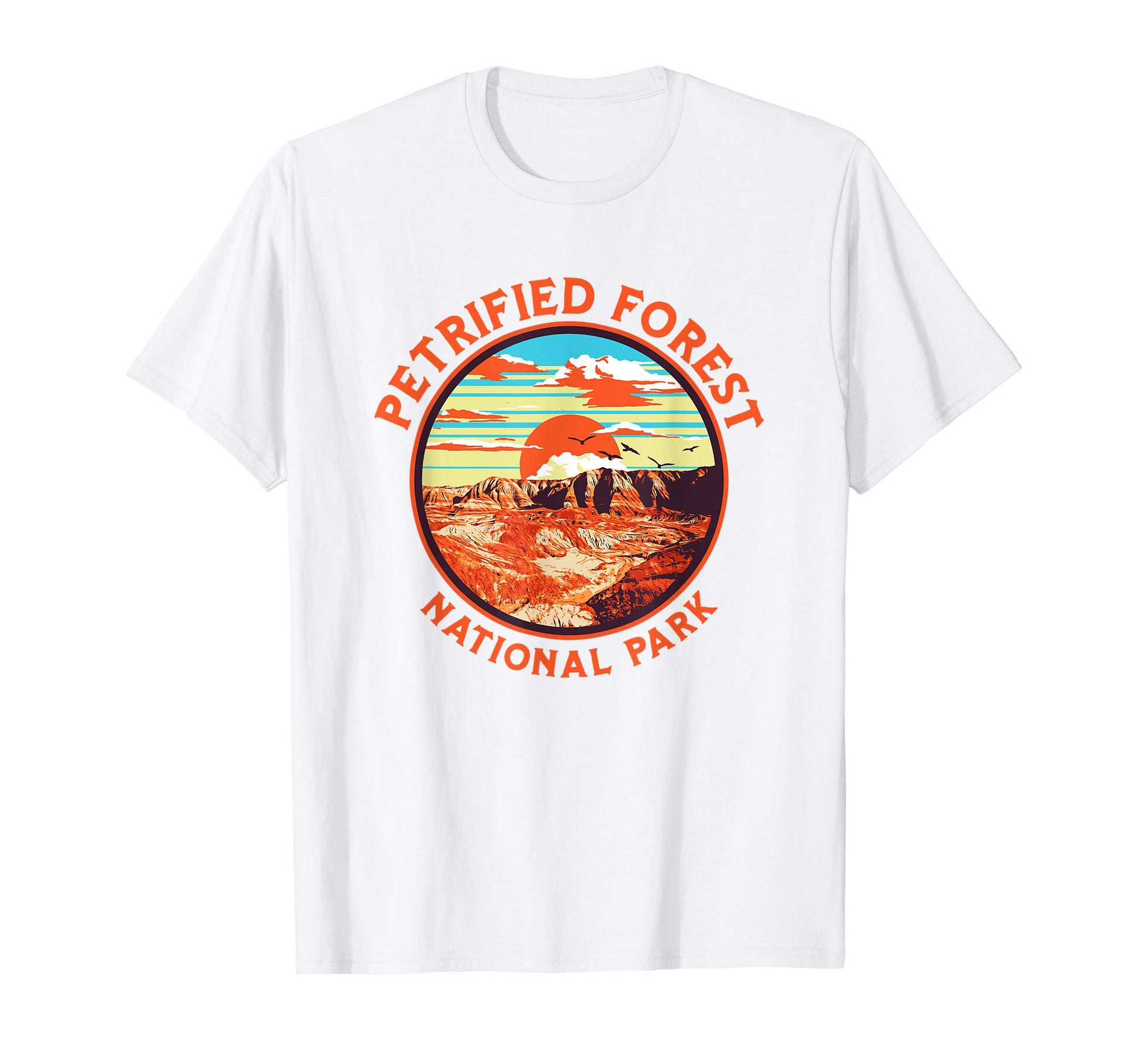 Petrified Forest National Park 80S T-Shirt - Aesthetic Graphic for Adults - T-Shirt, Sweatshirt, Hoodie