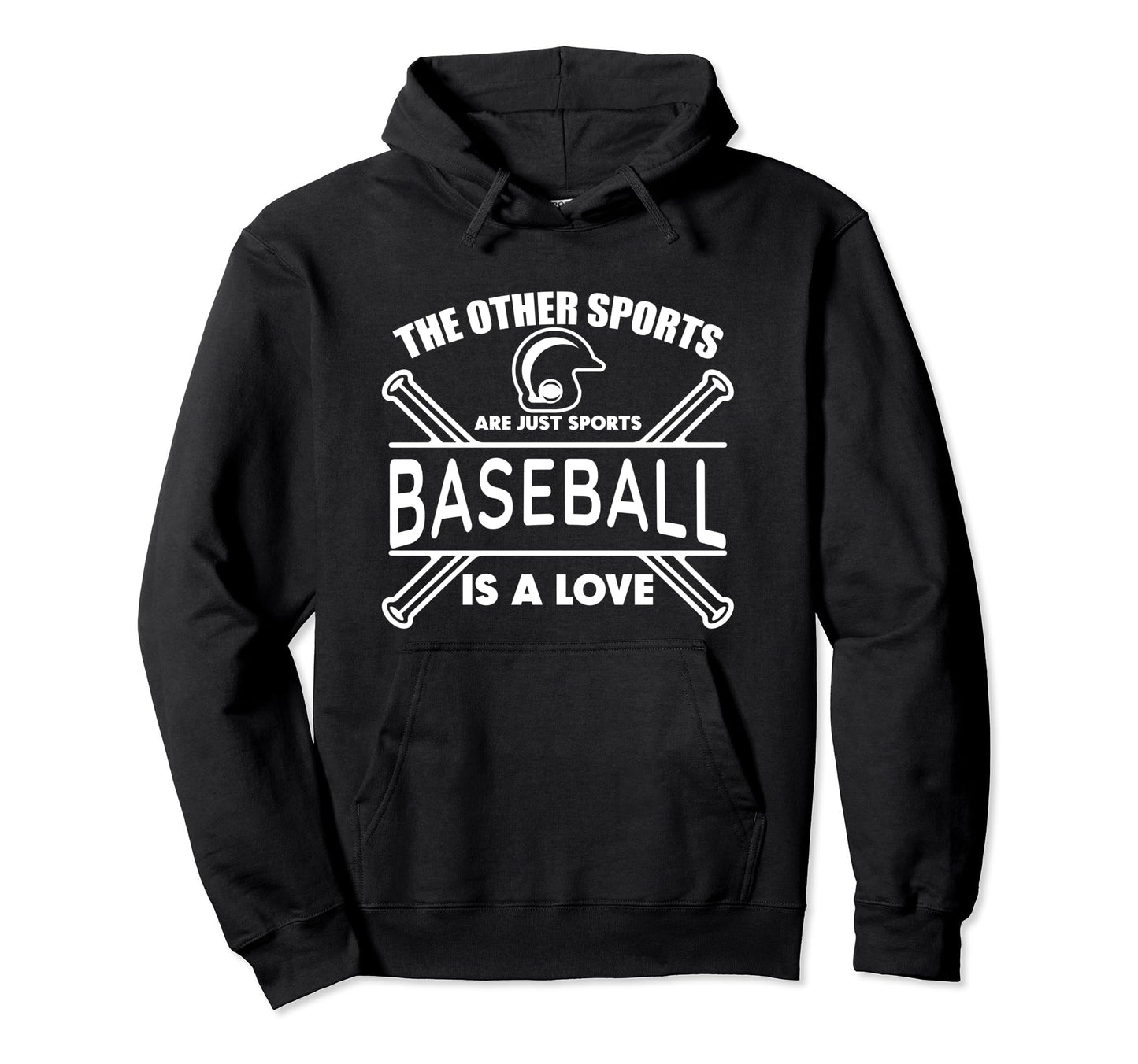 Baseball Is Love Baseball Players Hoodie - Trendy Graphic Unisex - T-Shirt, Sweatshirt, Hoodie