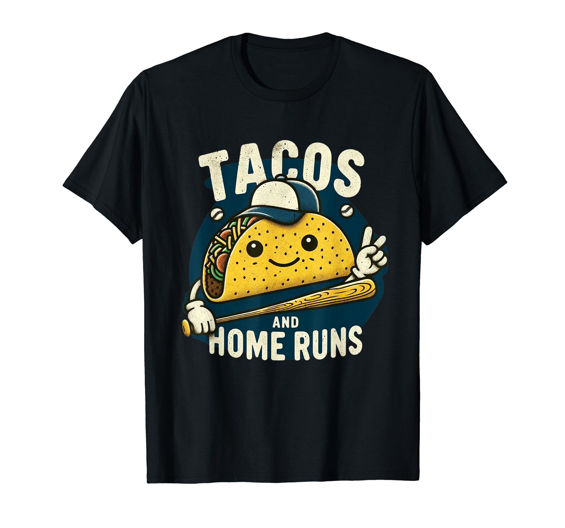 Tacos And Homeruns Taco Food Lovers T-Shirt - Minimalist Print Men Women - T-Shirt, Sweatshirt, Hoodie
