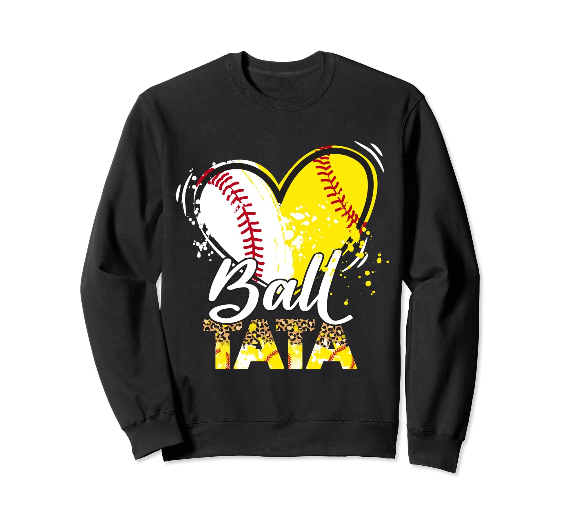 Tata Both Baseball Softball Sport Sweatshirt - Unique Graphic Unisex - T-Shirt, Sweatshirt, Hoodie