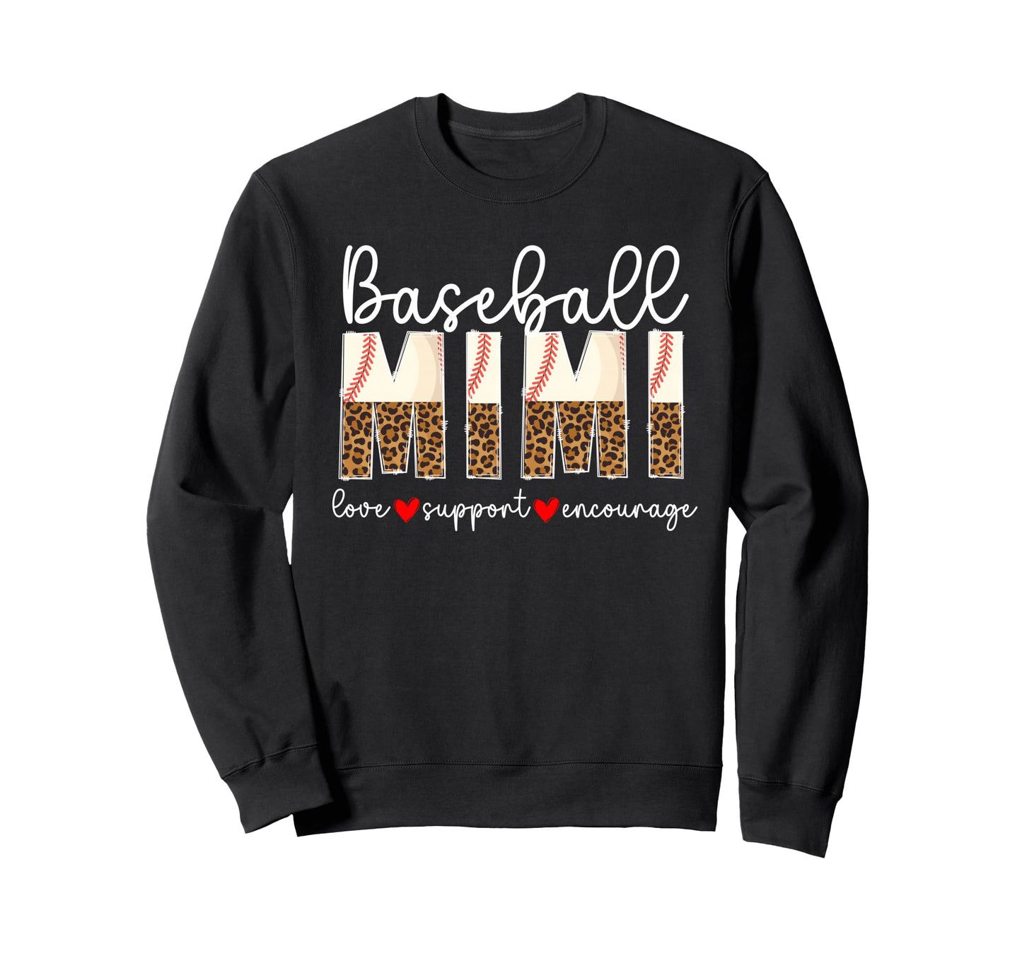 Baseball Mimi Love Support Mimi Sweatshirt - Aesthetic Graphic for Adults - T-Shirt, Sweatshirt, Hoodie