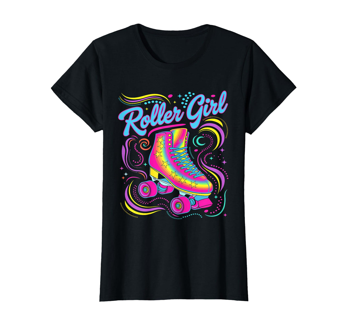 Roller Skater 70S 80S 90S Roller T-Shirt - Casual Everyday Wear for Adults - T-Shirt, Sweatshirt, Hoodie