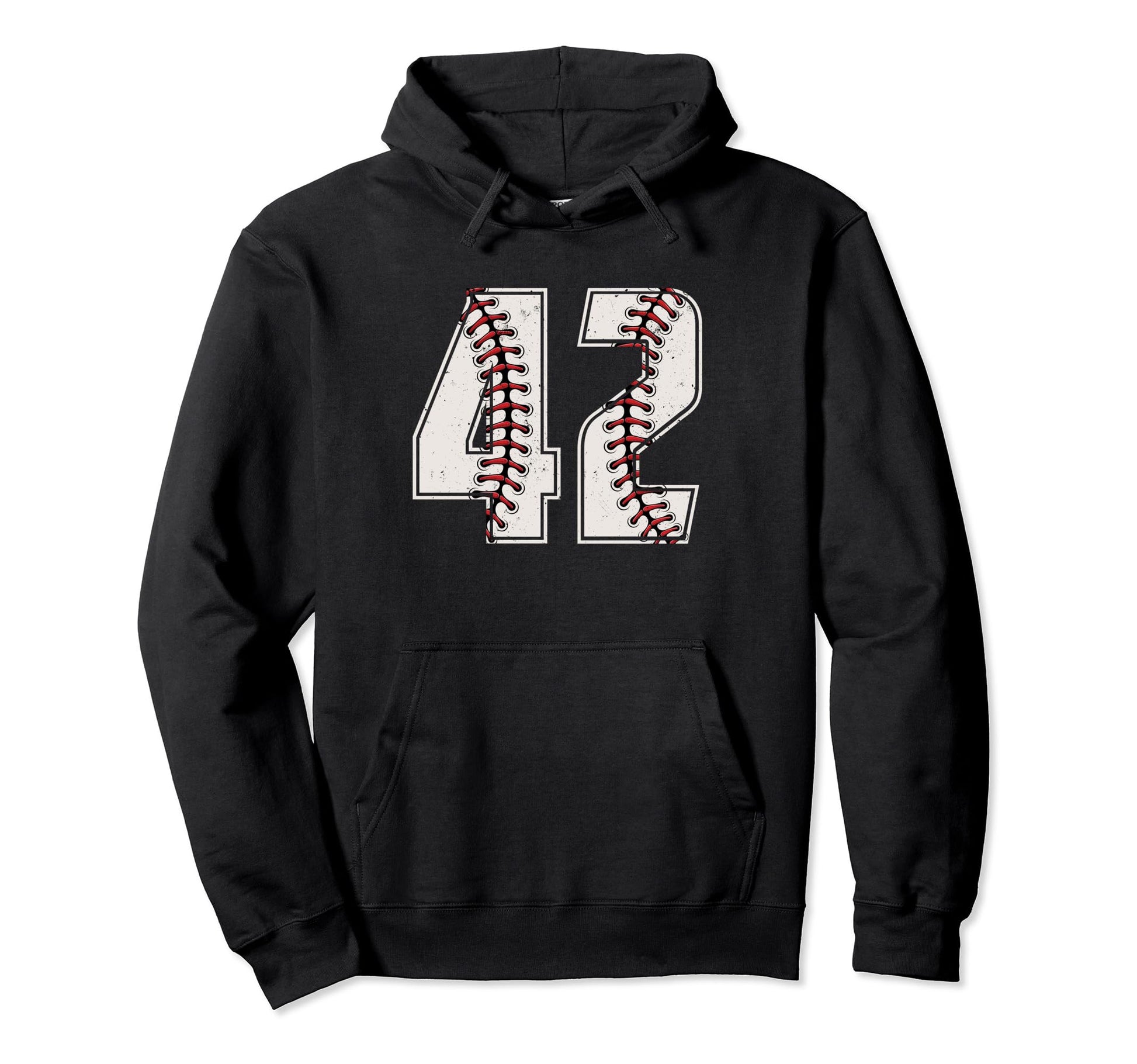 Baseball Player Number 42 Forty Two Hoodie - Casual Everyday Wear Unisex - T-Shirt, Sweatshirt, Hoodie