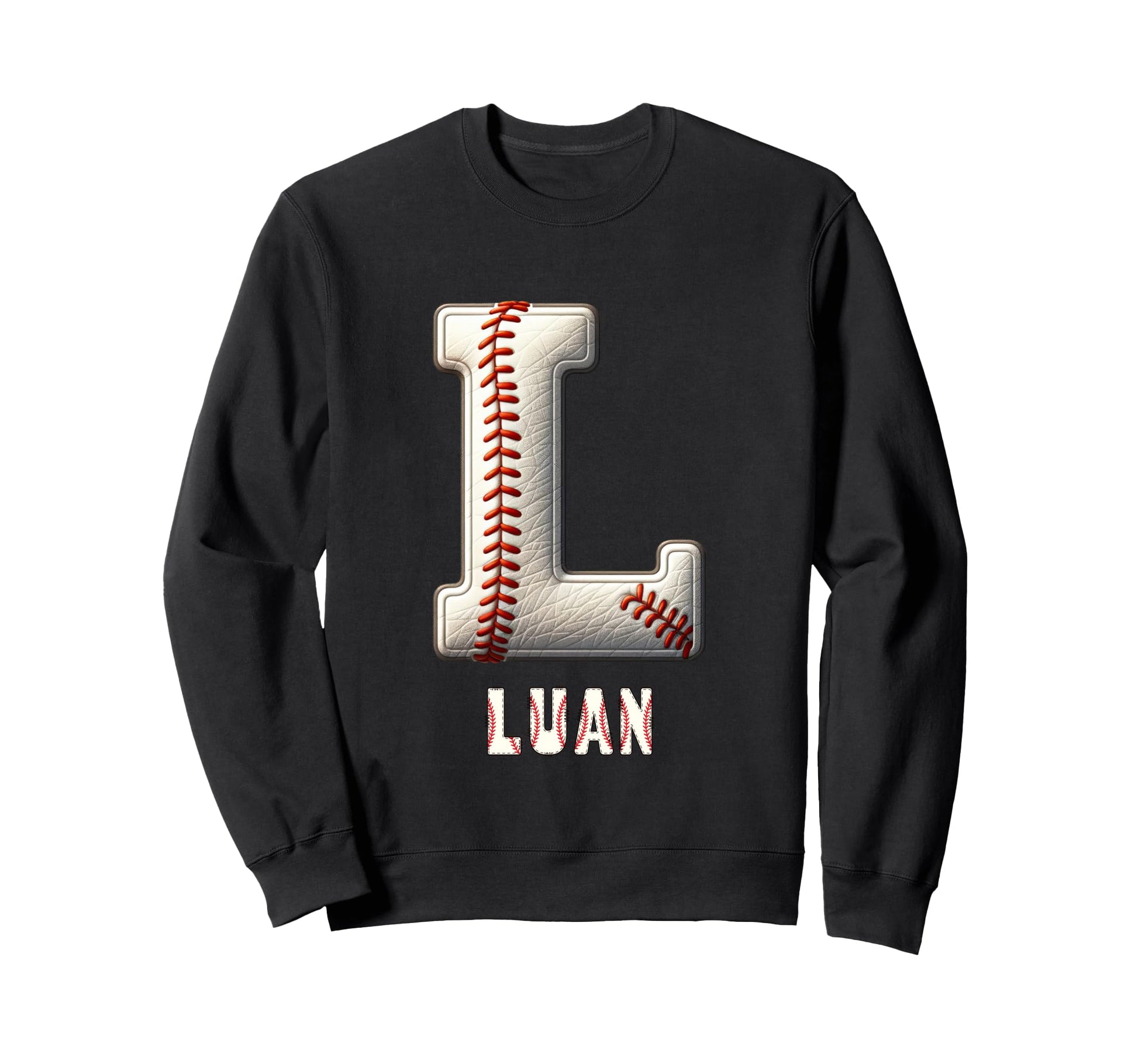 Baseball Home Run Silas Initial Sweatshirt - Custom Art Print for Adults - T-Shirt, Sweatshirt, Hoodie