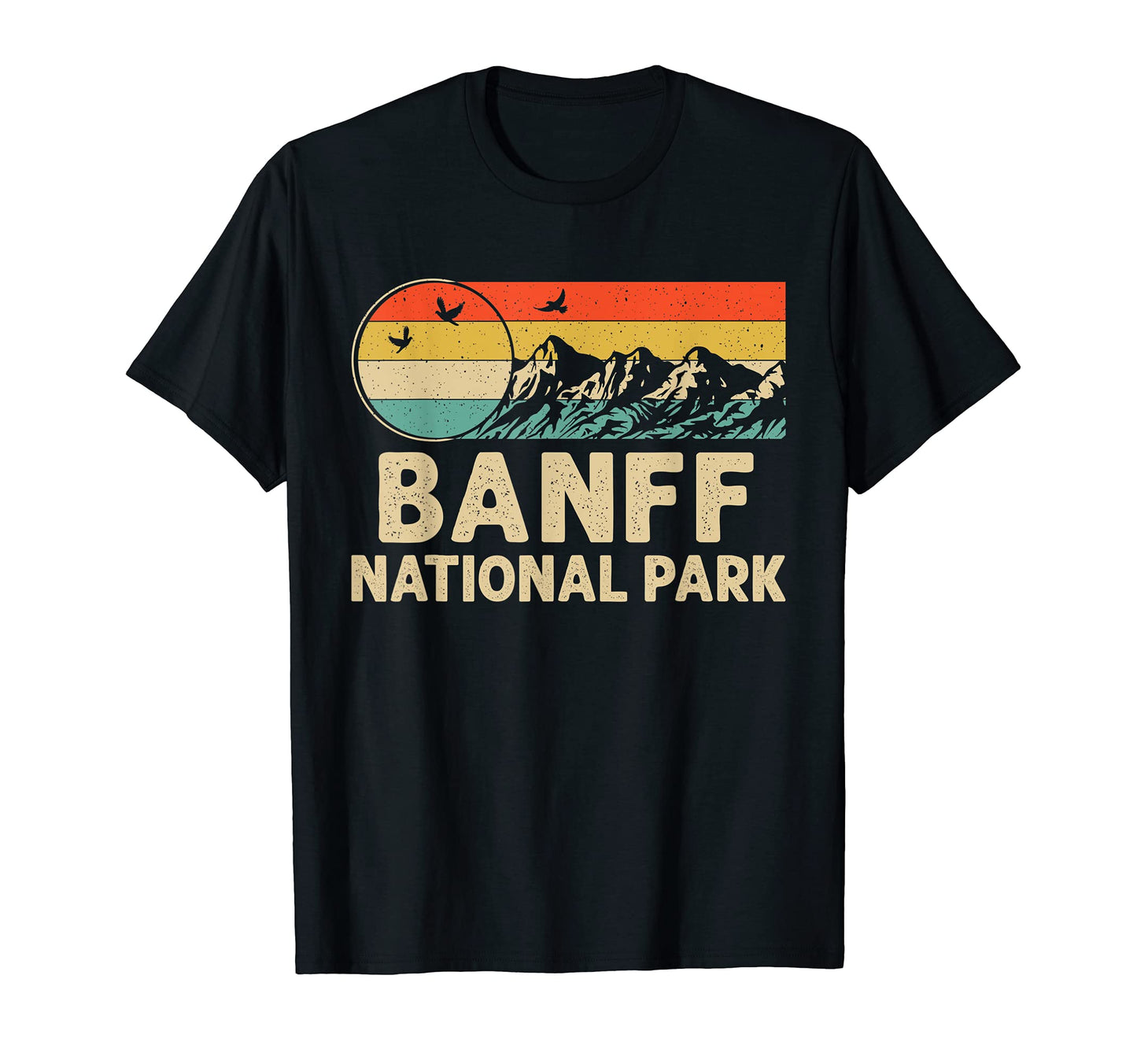 Hiking Camping Lover Banff National Park T-Shirt - Custom Art Print Unisex - T-Shirt, Sweatshirt, Hoodie