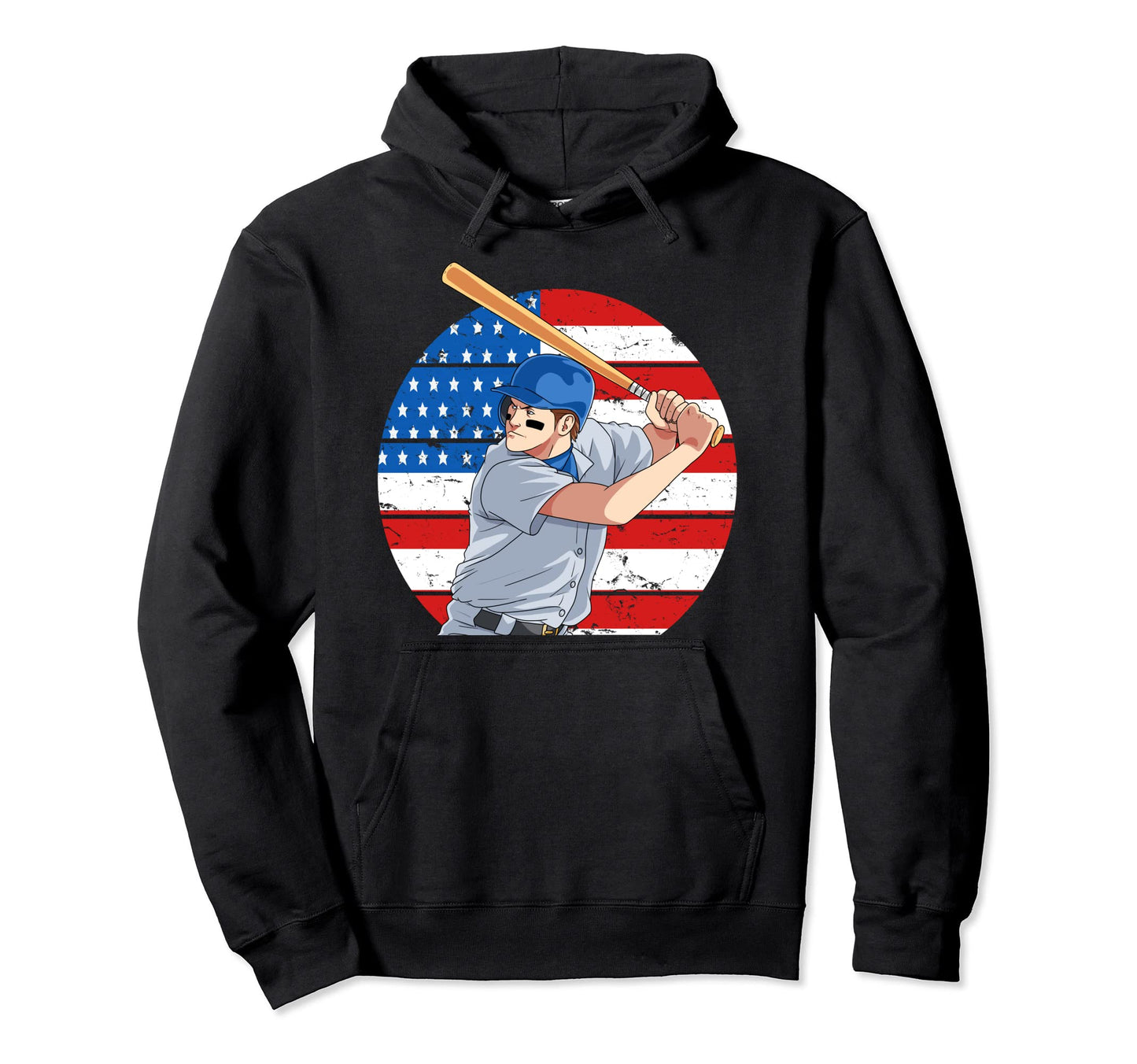 Baseball Player Home Run Hitter Hoodie - Minimalist Print for Adults - T-Shirt, Sweatshirt, Hoodie
