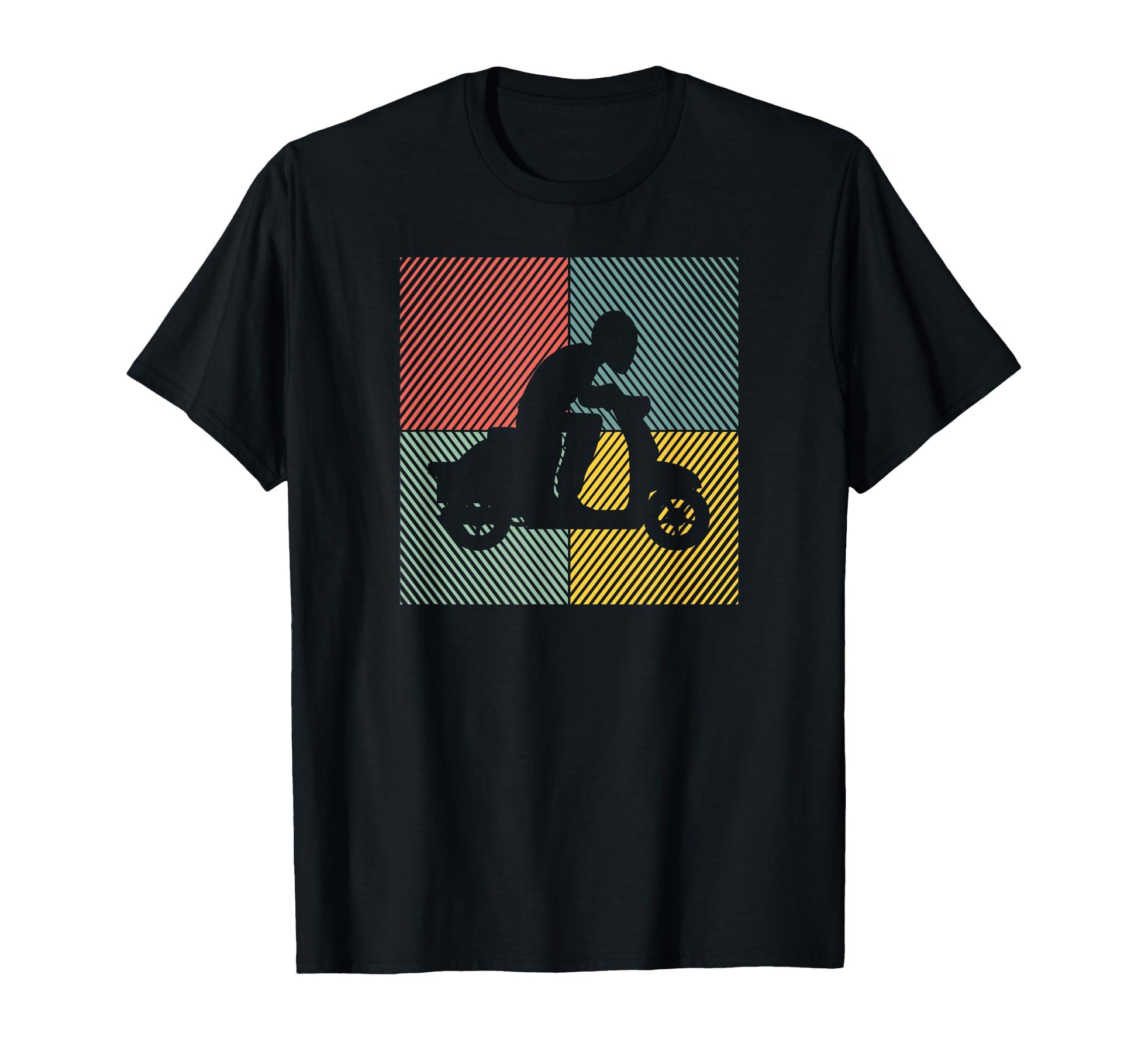 Moped Scooter Bike Scooter Moped T-Shirt - Trendy Graphic for Adults - T-Shirt, Sweatshirt, Hoodie