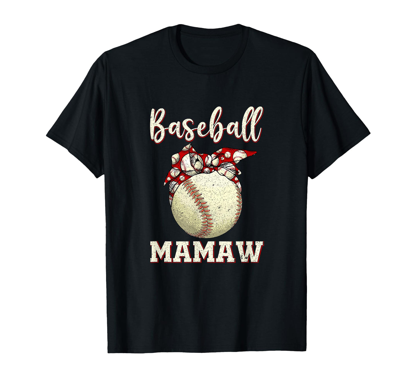Baseball Mamaw Womens Softball T-Shirt - Minimalist Print Men Women - T-Shirt, Sweatshirt, Hoodie