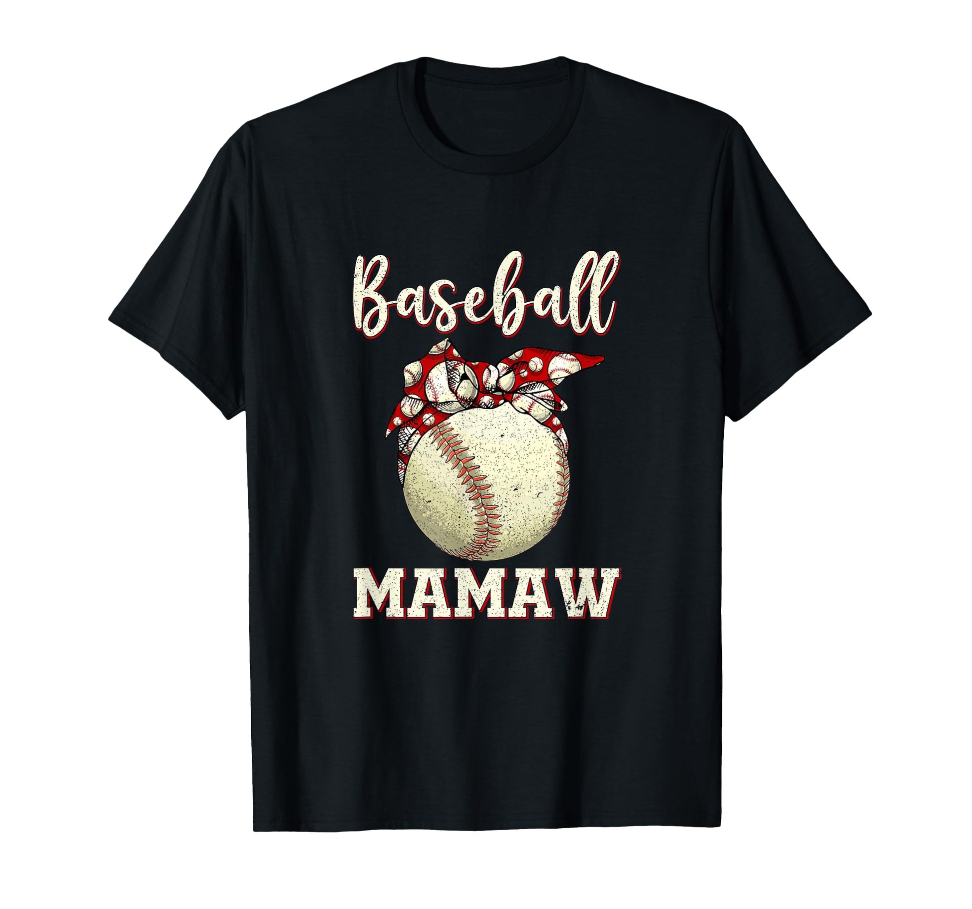 Baseball Mamaw Womens Softball T-Shirt - Minimalist Print Men Women - T-Shirt, Sweatshirt, Hoodie