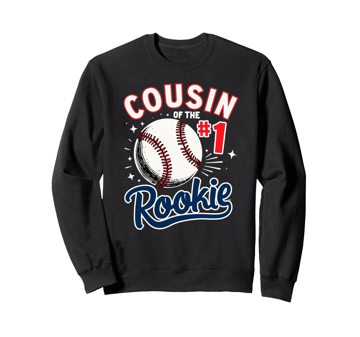Cousin Rookie 1St Birthday Baseball Sweatshirt - Custom Art Print Men Women - T-Shirt, Sweatshirt, Hoodie
