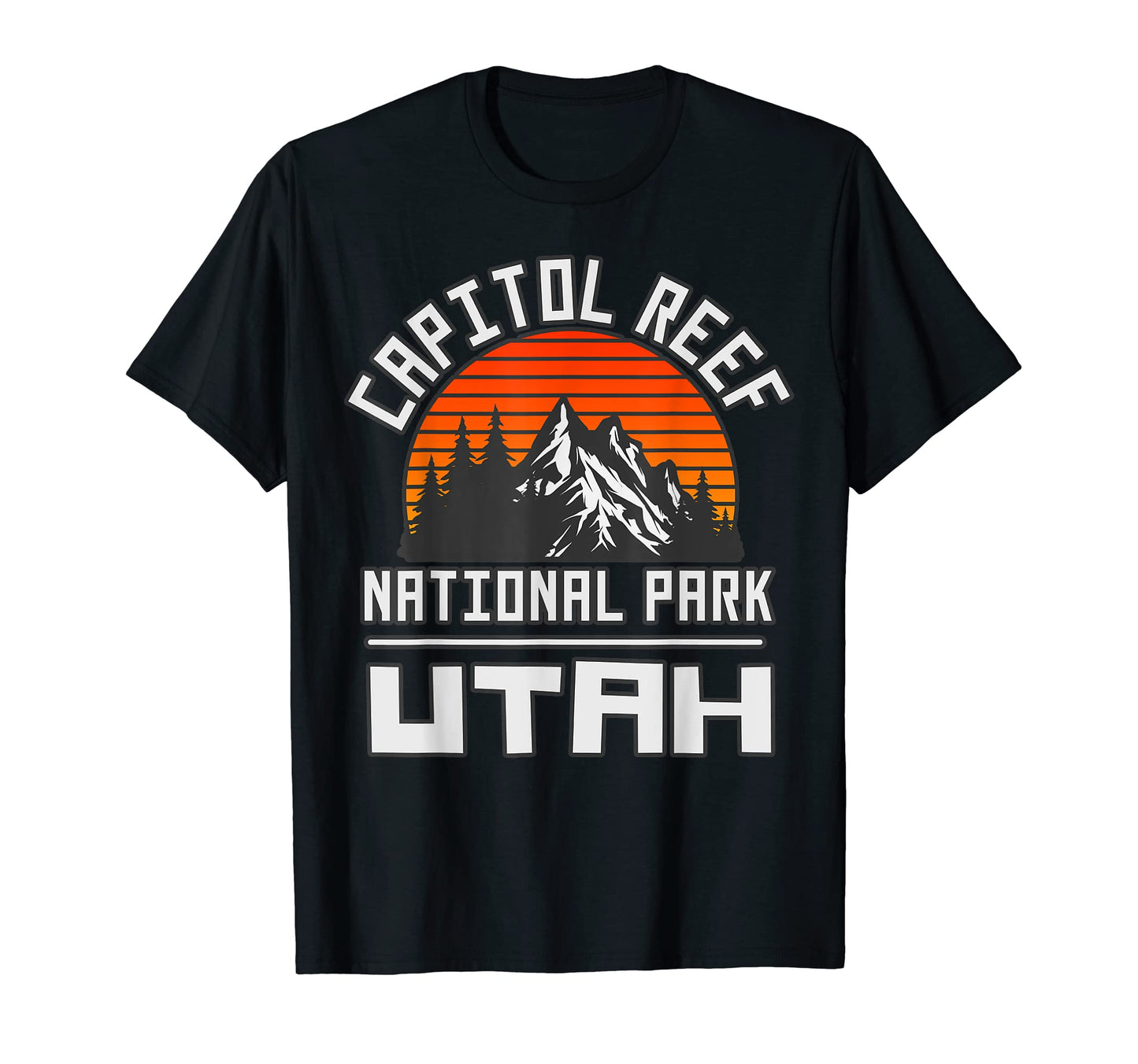 Capitol Reef National Park Utah Hiking T-Shirt - Custom Art Print Unisex - T-Shirt, Sweatshirt, Hoodie