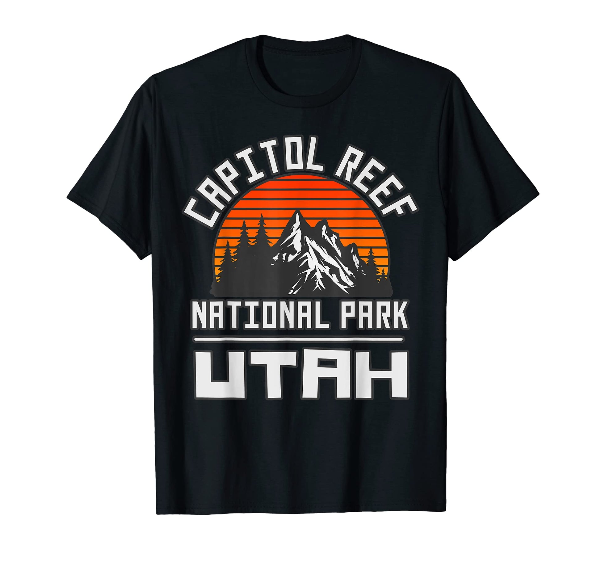 Capitol Reef National Park Utah Hiking T-Shirt - Custom Art Print Unisex - T-Shirt, Sweatshirt, Hoodie