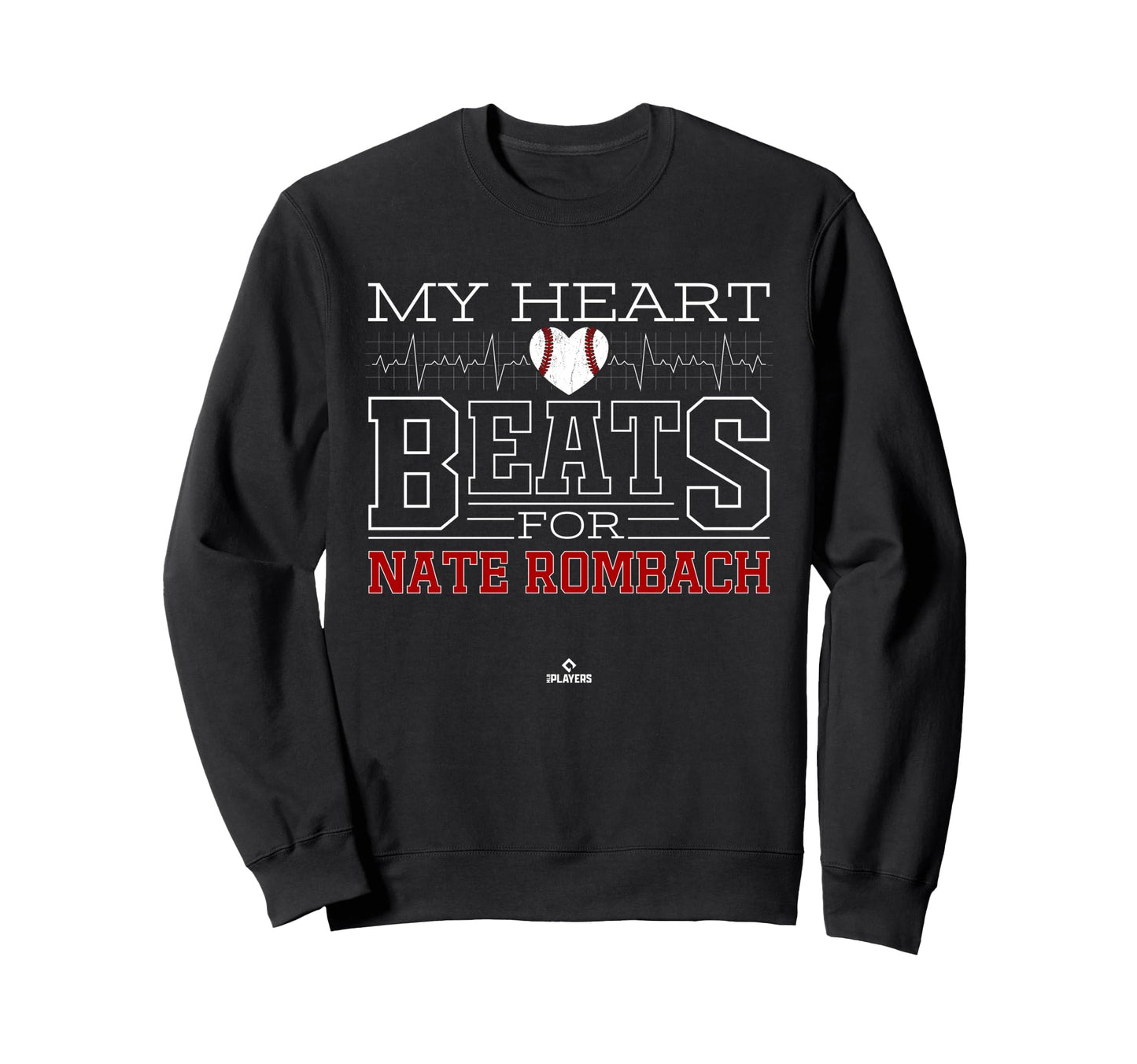 My Heart Beats Nate Rombach Sweatshirt - Casual Everyday Wear for Adults - T-Shirt, Sweatshirt, Hoodie