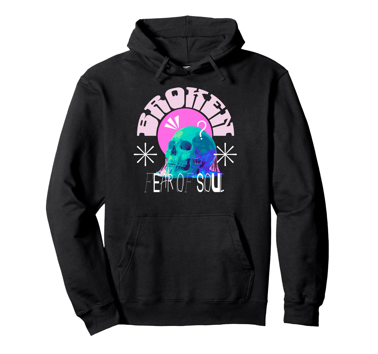 Y2K Broken Bold Urban Graffiti Hoodie - Streetwear Style for Adults - T-Shirt, Sweatshirt, Hoodie
