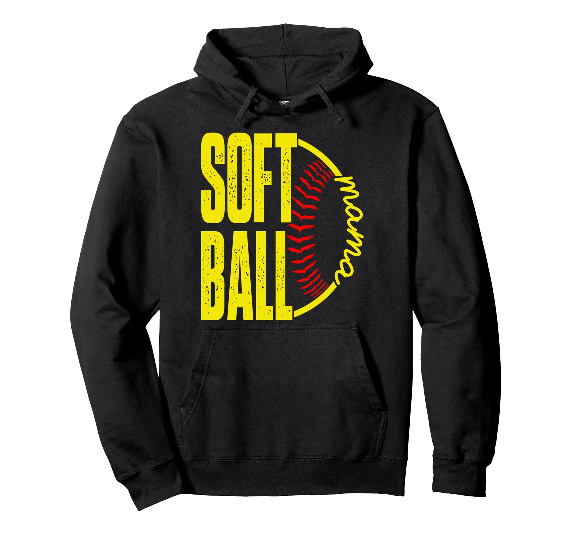 Softball Mama Mothers Day Softball Mom Hoodie - Minimalist Print Unisex - T-Shirt, Sweatshirt, Hoodie