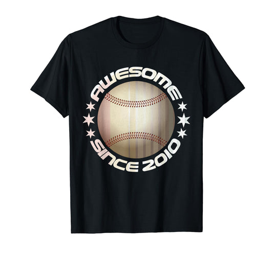 Awesome Since 2010 13Th Birthday 13 T-Shirt - Novelty Apparel for Adults - T-Shirt, Sweatshirt, Hoodie