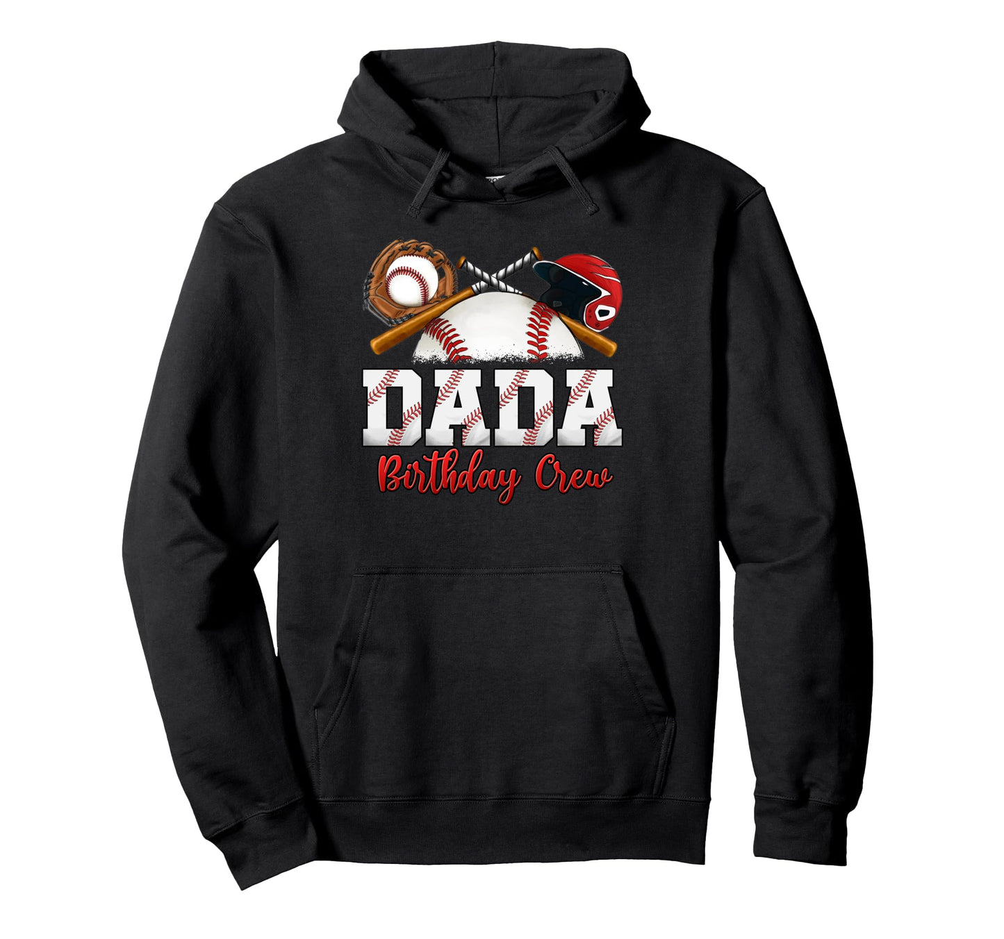 Baseball Birthday Party Sports Family Hoodie - Graphic Print Men Women - T-Shirt, Sweatshirt, Hoodie