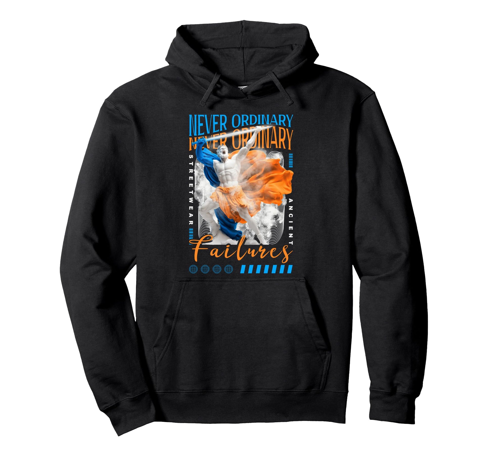 Y2K Ordinary Bold Urban Graffiti Aesthetic Hoodie - Graphic Print Unisex - T-Shirt, Sweatshirt, Hoodie