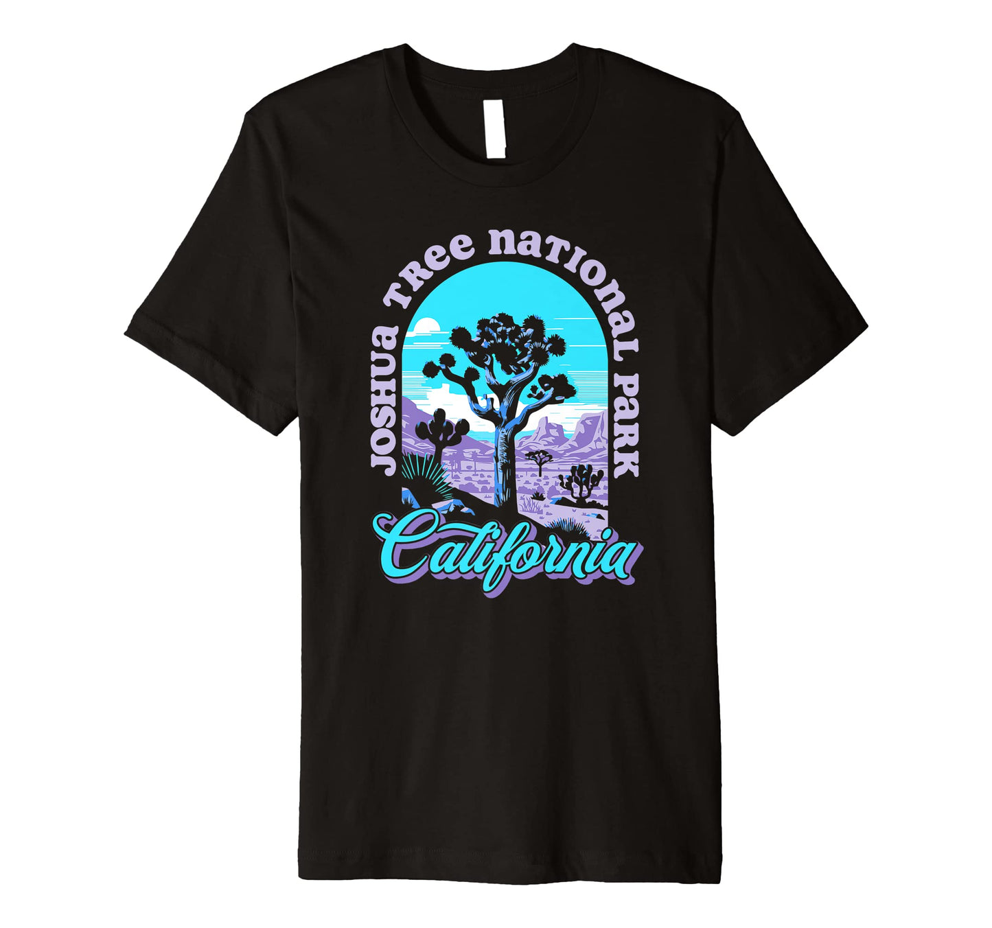 Psychedelic Joshua Tree National T-Shirt - Custom Art Print for Adults - T-Shirt, Sweatshirt, Hoodie