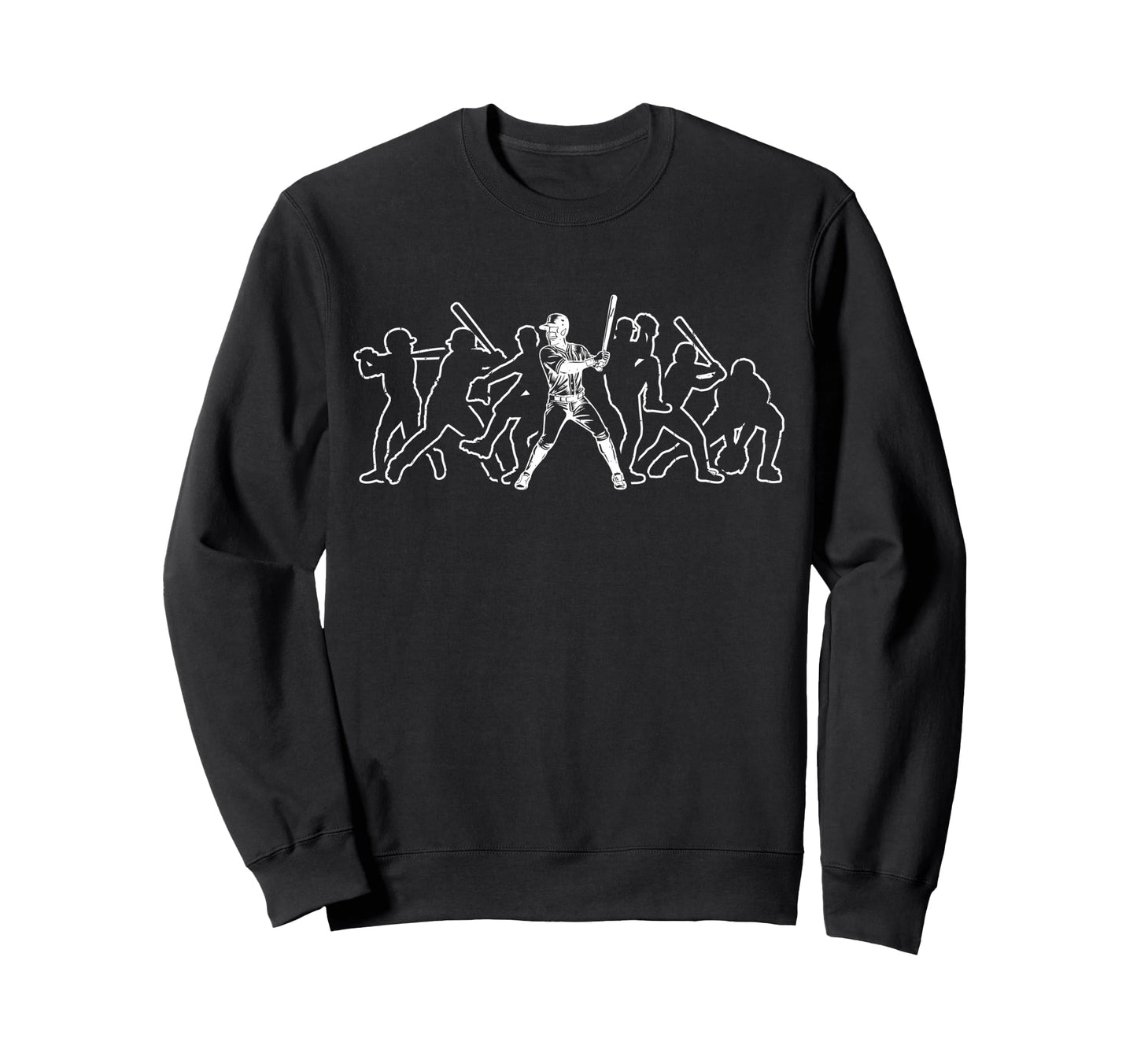 Baseball Sweatshirt - Fun Novelty Design Men Women - T-Shirt, Sweatshirt, Hoodie