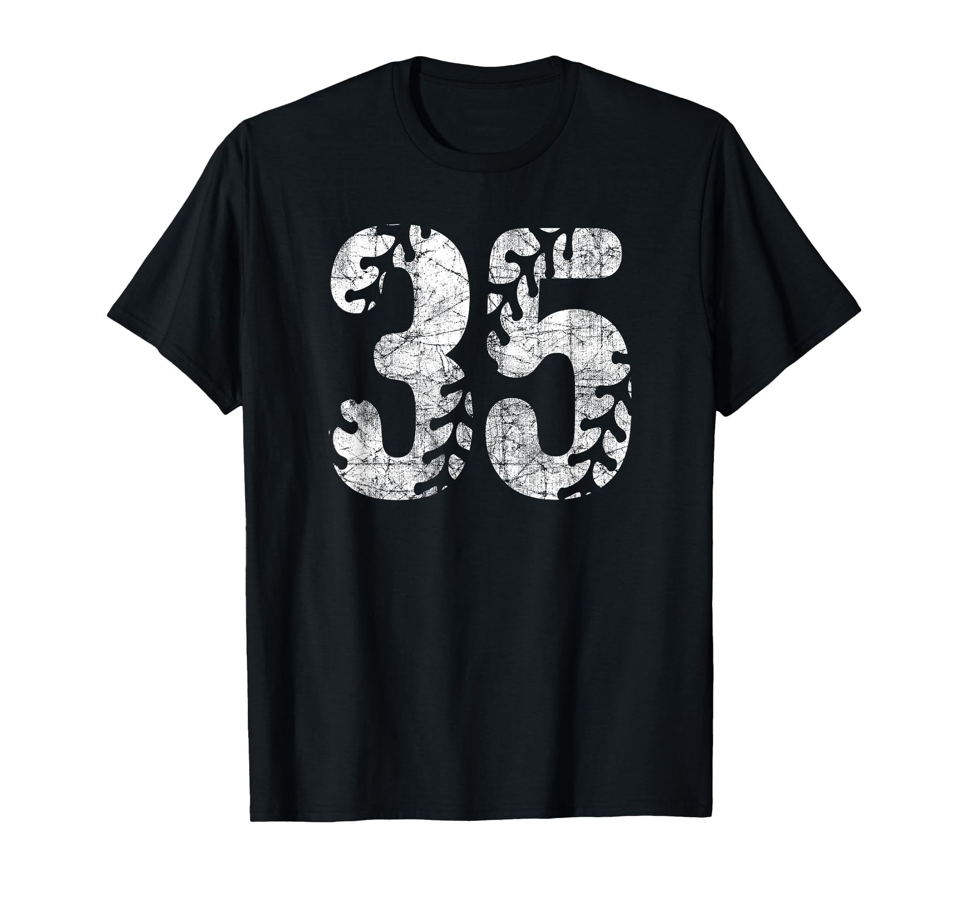 Baseball Softball Mom 35 Number 35 T-Shirt - Fun Novelty Design Unisex - T-Shirt, Sweatshirt, Hoodie
