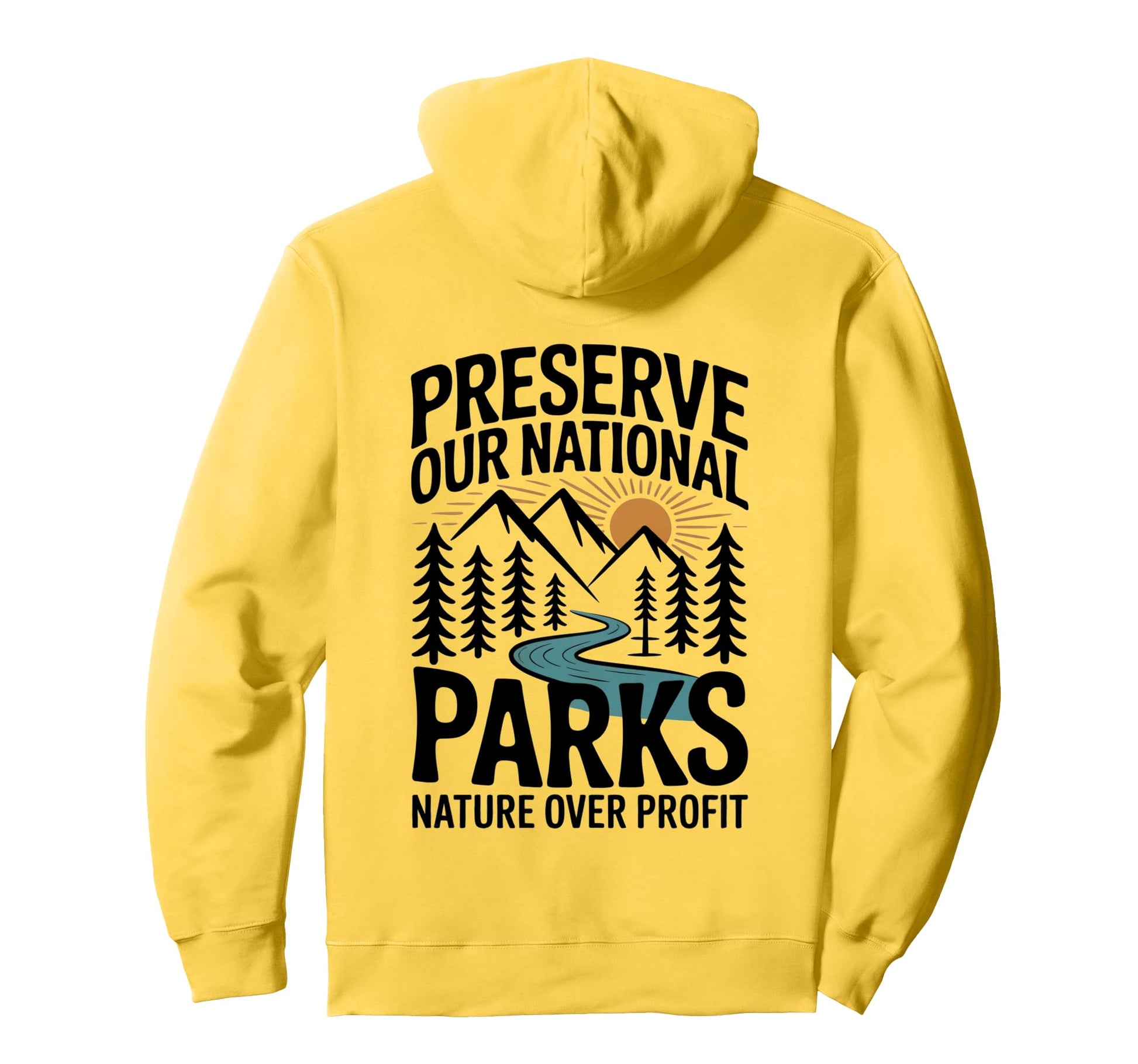 Protect Our Parks Support Save Our Hoodie - Minimalist Print for Adults - T-Shirt, Sweatshirt, Hoodie