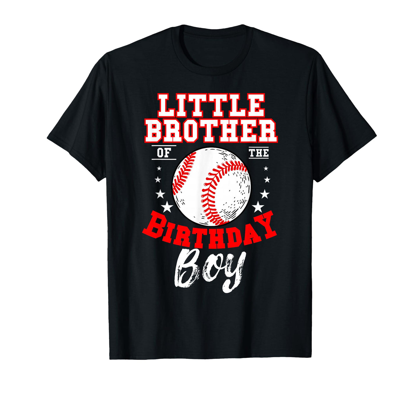 Little Brother Birthday Baseball Theme T-Shirt - Streetwear Style Unisex - T-Shirt, Sweatshirt, Hoodie