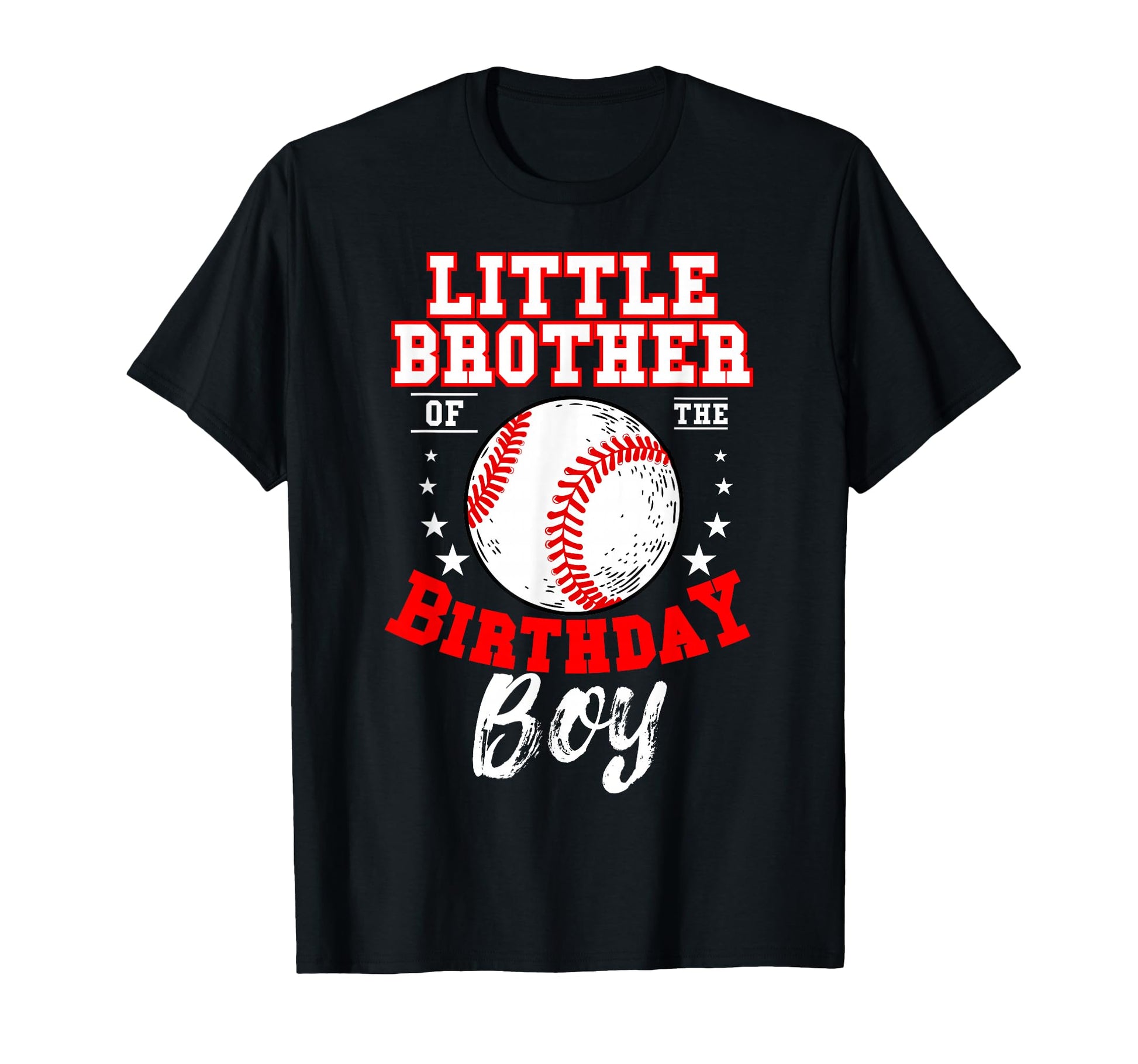 Little Brother Birthday Baseball Theme T-Shirt - Streetwear Style Unisex - T-Shirt, Sweatshirt, Hoodie
