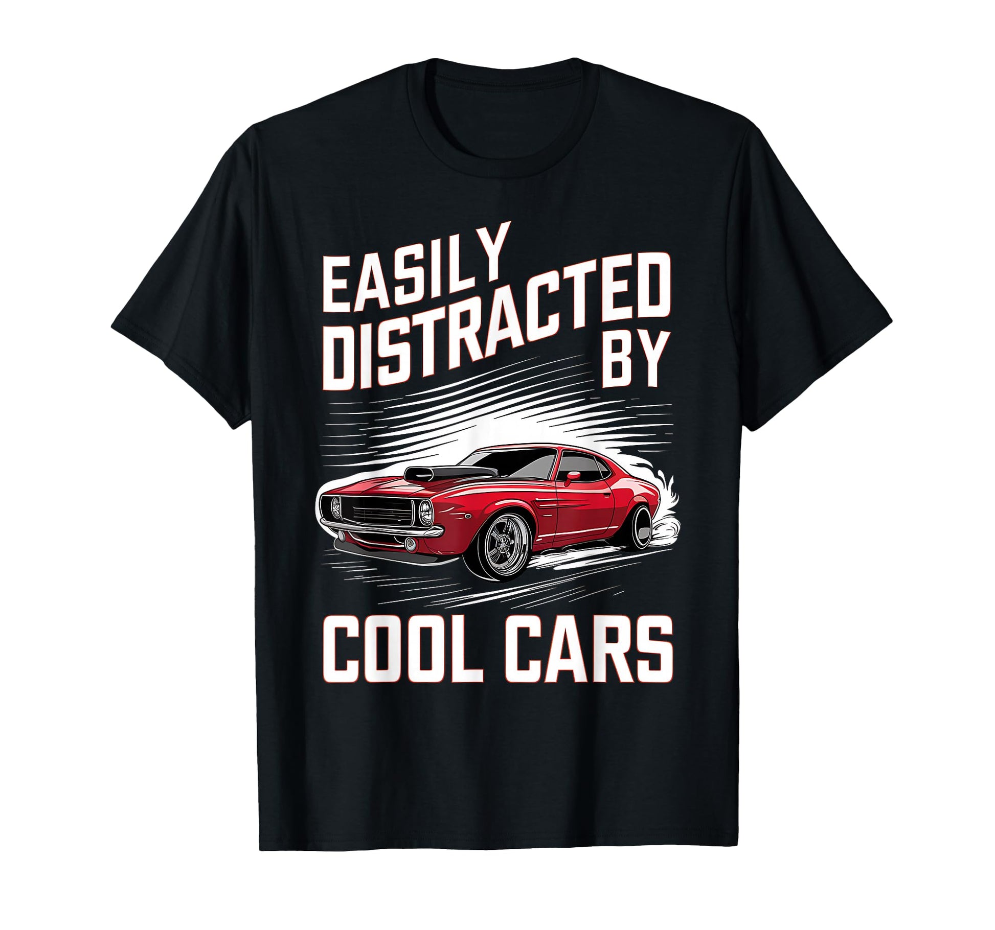 Mens Muscle Car Easily T-Shirt - Casual Everyday Wear for Adults - T-Shirt, Sweatshirt, Hoodie