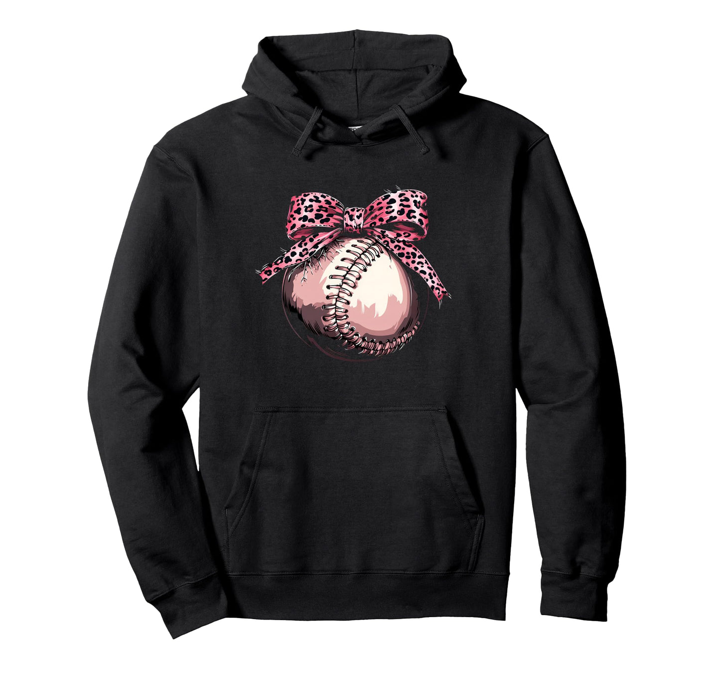 Baseball Coquette Bow Baseball Player Hoodie - Graphic Print Unisex - T-Shirt, Sweatshirt, Hoodie