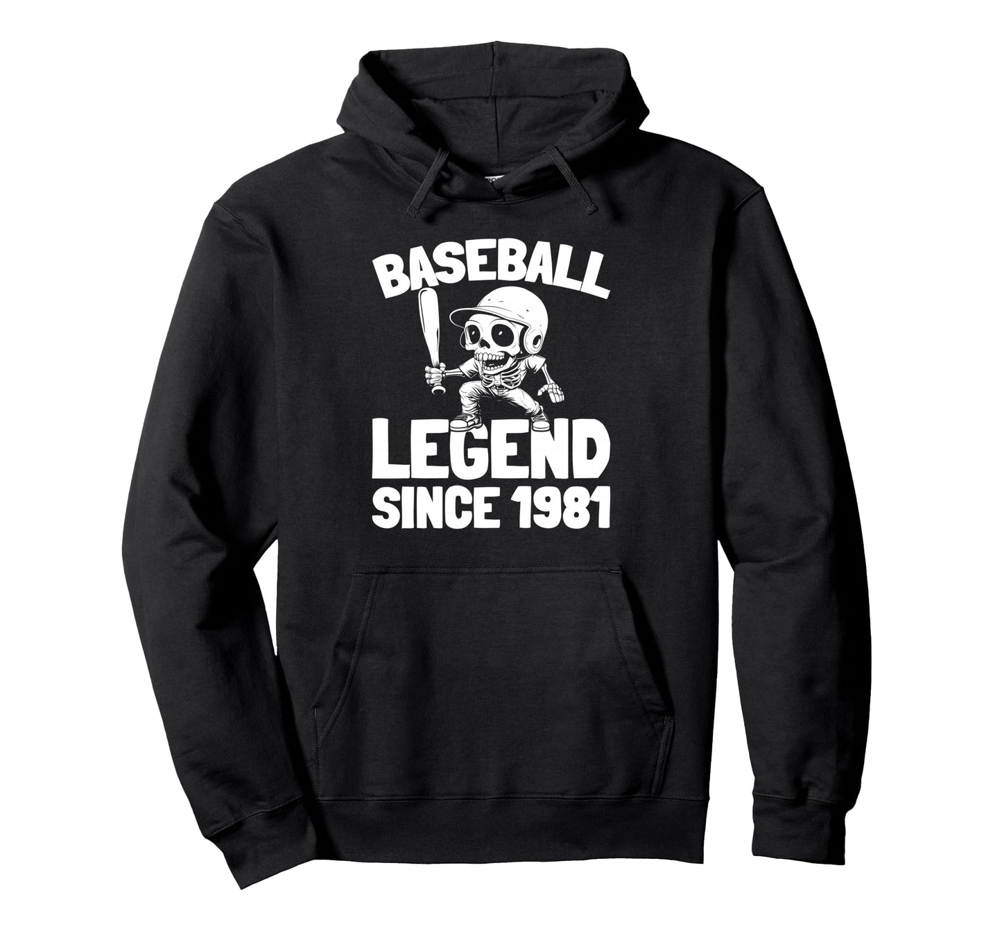 Born 1981 Baseballer Baseball Team Hoodie - Casual Everyday Wear Unisex - T-Shirt, Sweatshirt, Hoodie