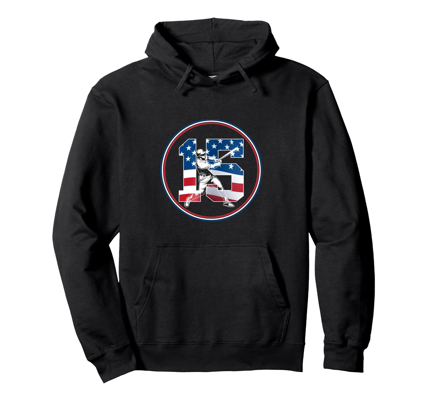 Number 15 Years Baseball 15Th Birthday Hoodie - Unique Graphic Men Women - T-Shirt, Sweatshirt, Hoodie