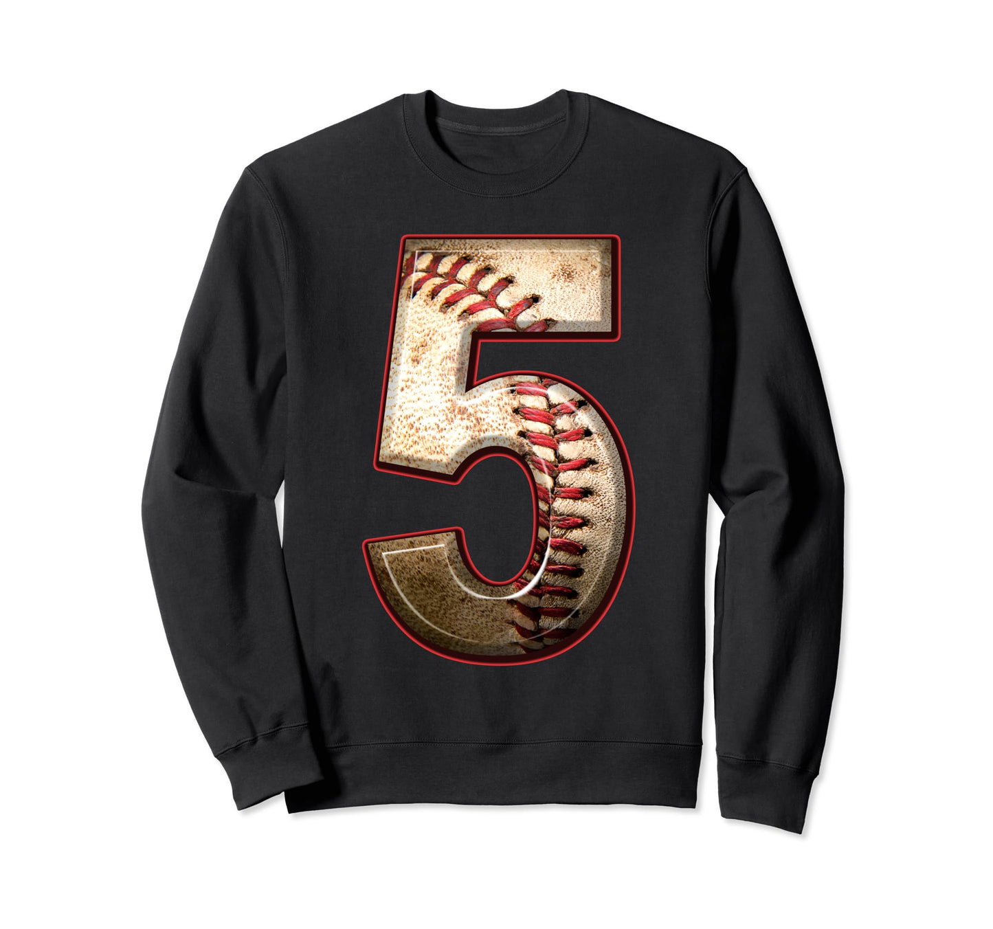 Baseball Birthday Five 5Th Birthday Sweatshirt - Streetwear Style Men Women - T-Shirt, Sweatshirt, Hoodie