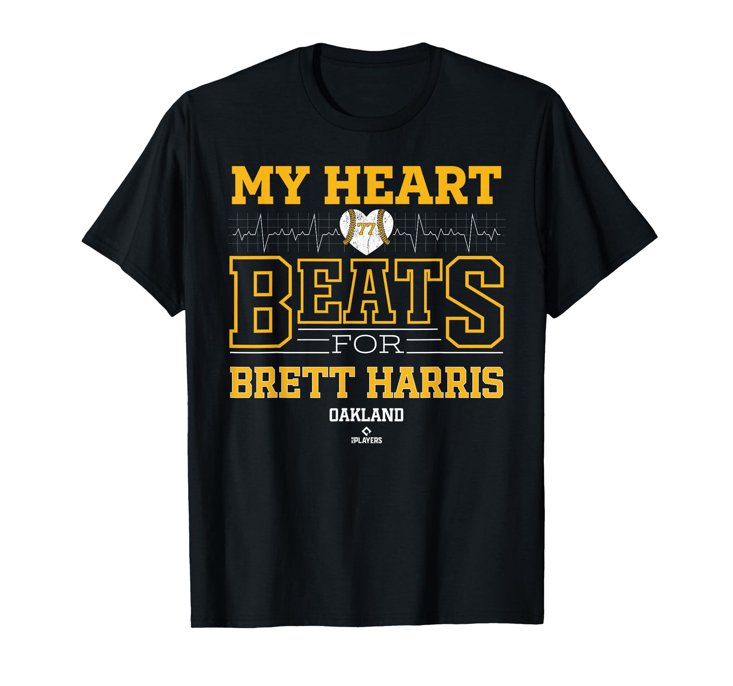 My Heart Beats Brett Harris Oakland T-Shirt - Graphic Print Unisex - T-Shirt, Sweatshirt, Hoodie
