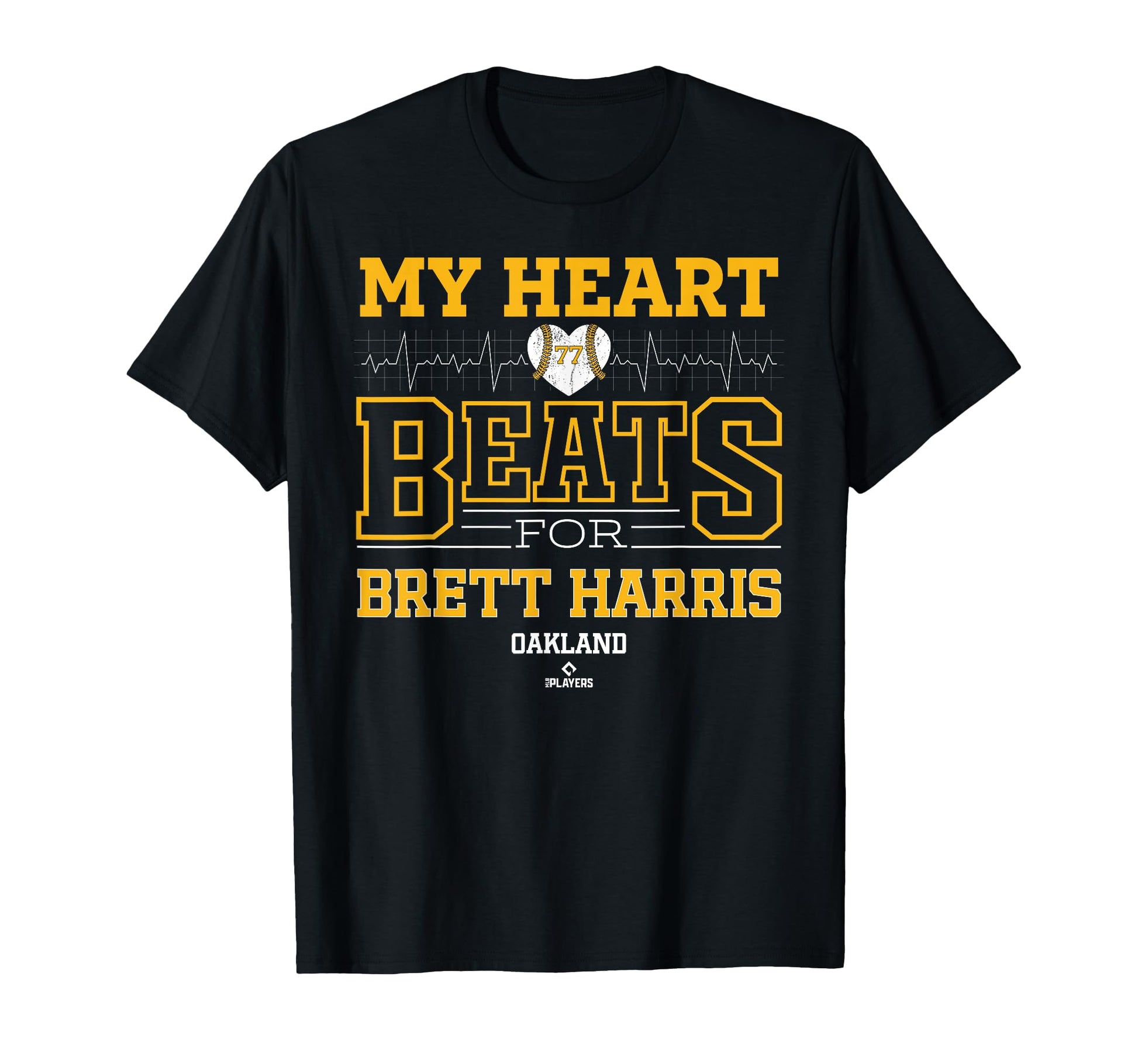 My Heart Beats Brett Harris Oakland T-Shirt - Graphic Print Unisex - T-Shirt, Sweatshirt, Hoodie