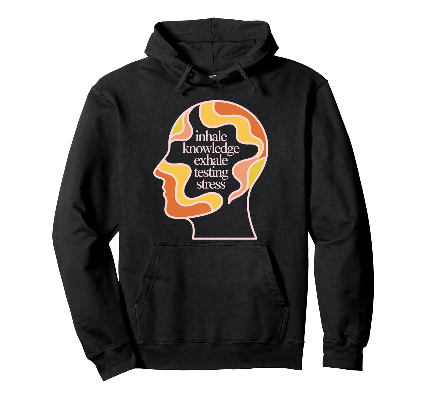 Groovy Testing Motivation School Counselor Hoodie - Unique Graphic Unisex - T-Shirt, Sweatshirt, Hoodie