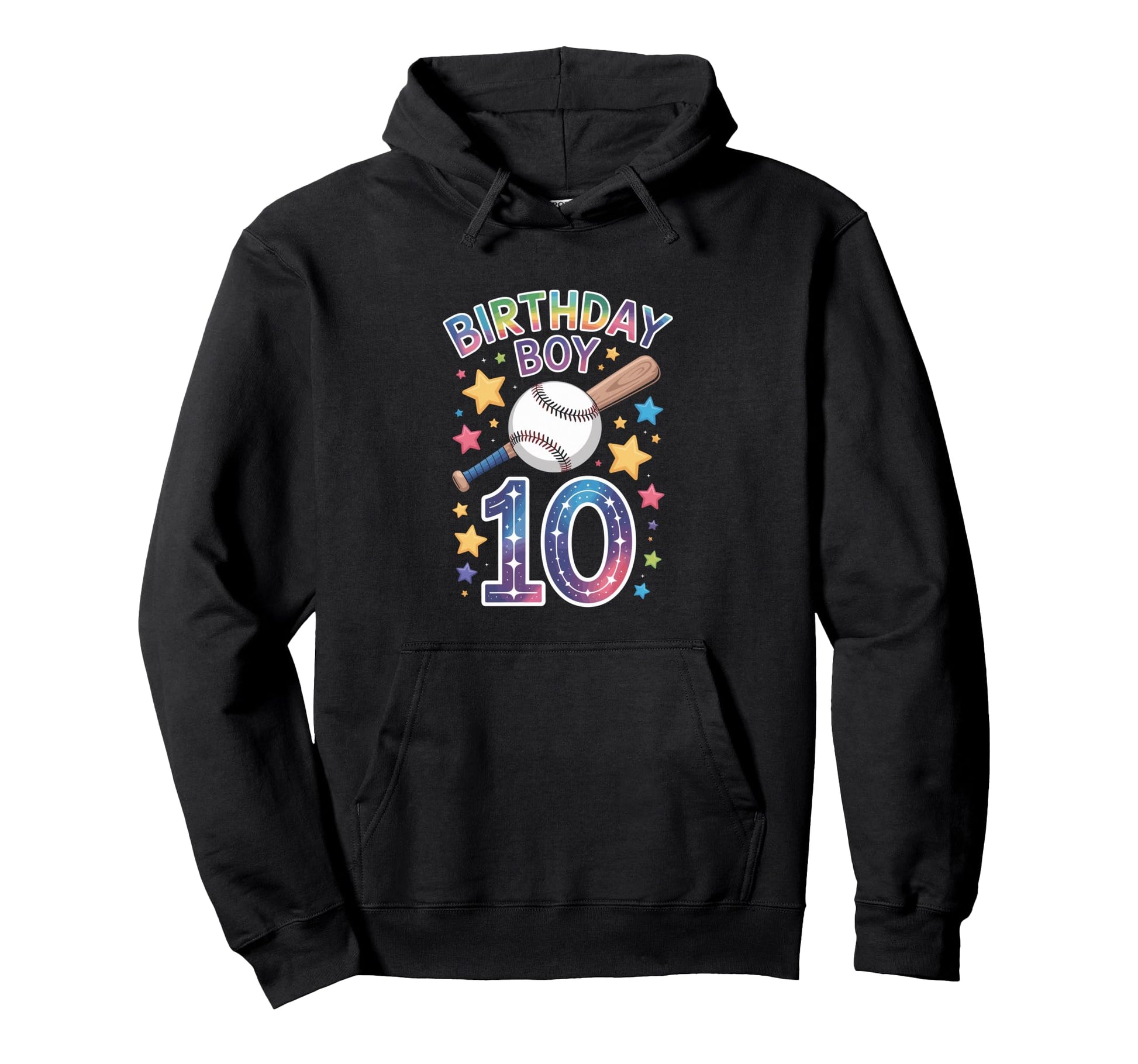 Birthday 10Th Birthday Baseball Hoodie - Streetwear Style Men Women - T-Shirt, Sweatshirt, Hoodie