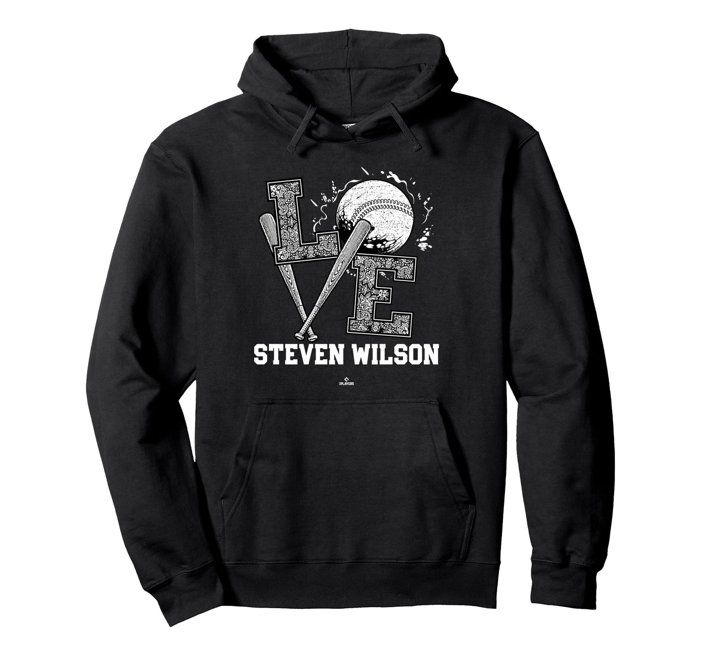 Distressed Baseball Love Steven Wilson Hoodie - Graphic Print Men Women - T-Shirt, Sweatshirt, Hoodie
