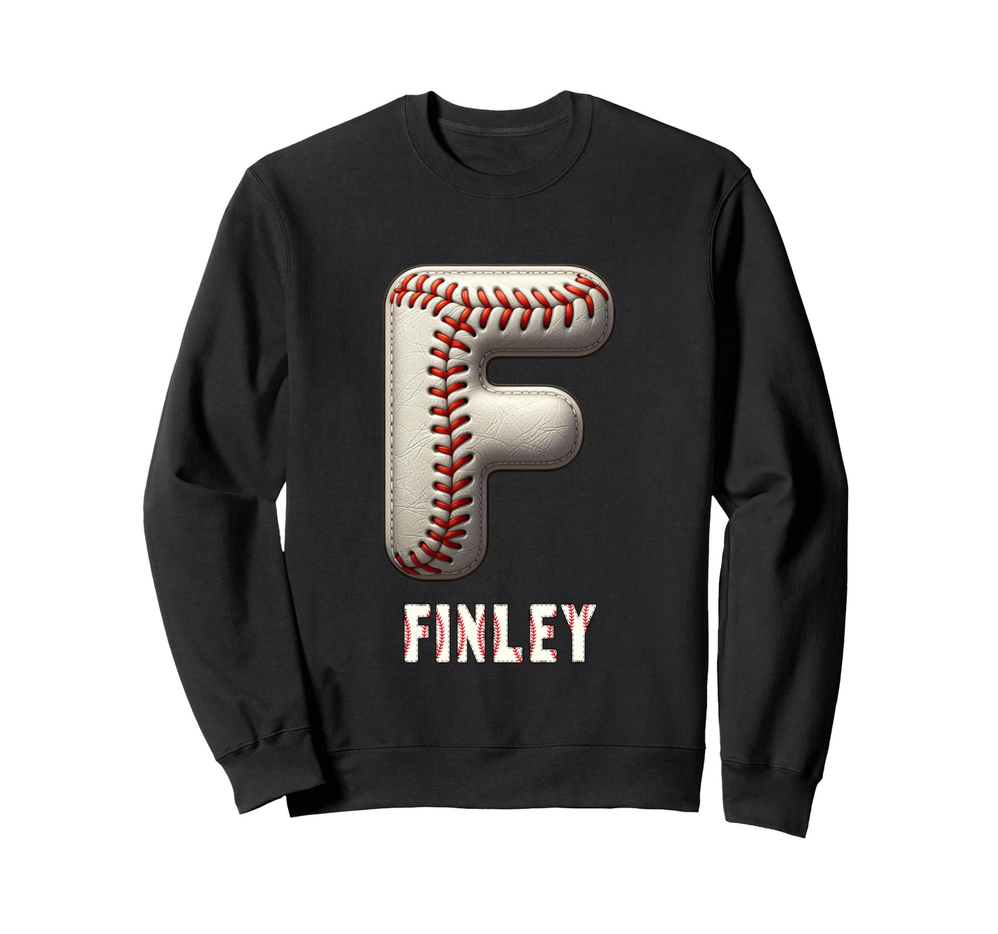 Baseball Home Run John Initial Sweatshirt - Trendy Graphic Men Women - T-Shirt, Sweatshirt, Hoodie