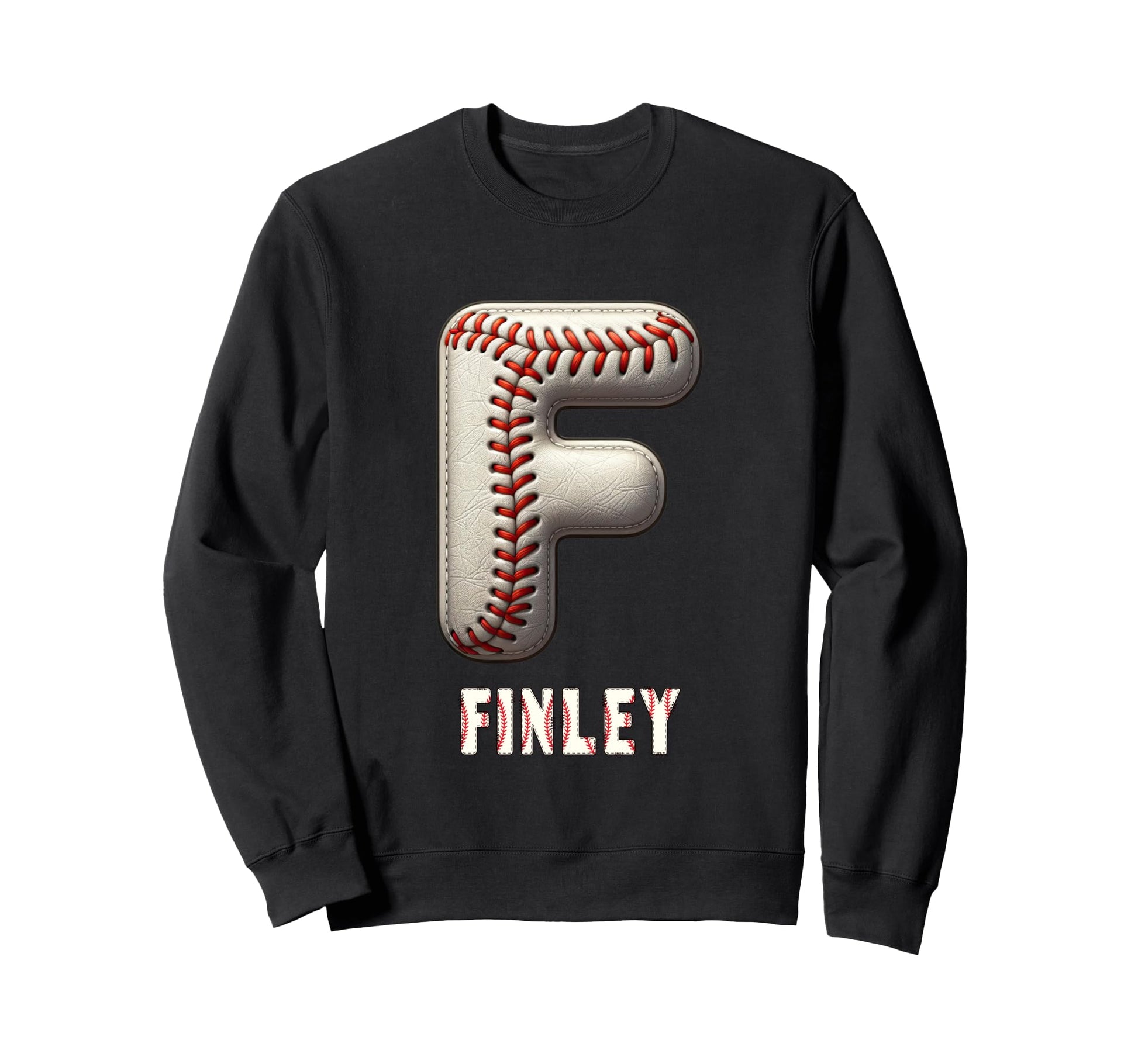 Baseball Home Run John Initial Sweatshirt - Trendy Graphic Men Women - T-Shirt, Sweatshirt, Hoodie