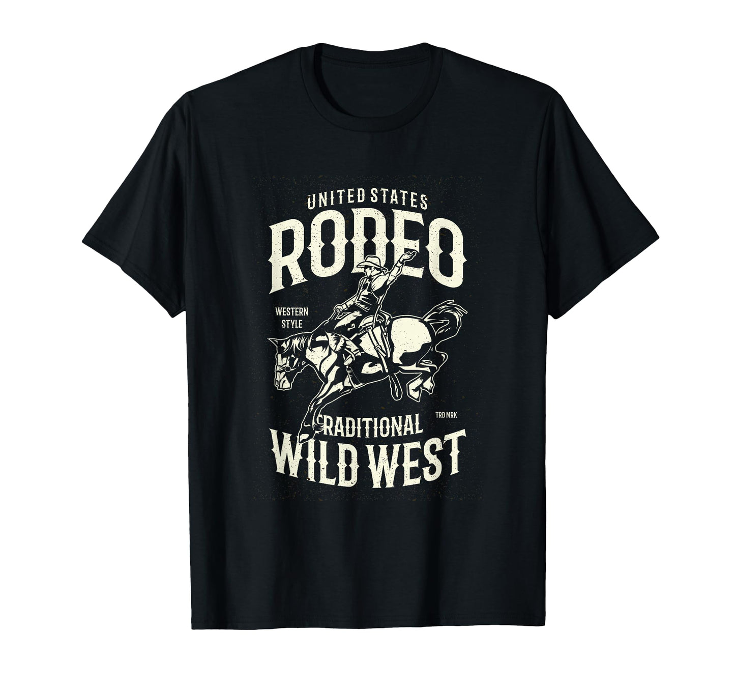 Cowboy Western Riding Horse Rodeo T-Shirt - Graphic Print Unisex - T-Shirt, Sweatshirt, Hoodie