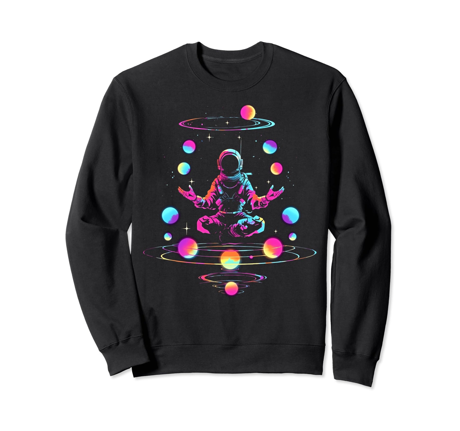 Synthwave Astronaut Cyberpunk 80S Sweatshirt - Streetwear Style Men Women - T-Shirt, Sweatshirt, Hoodie